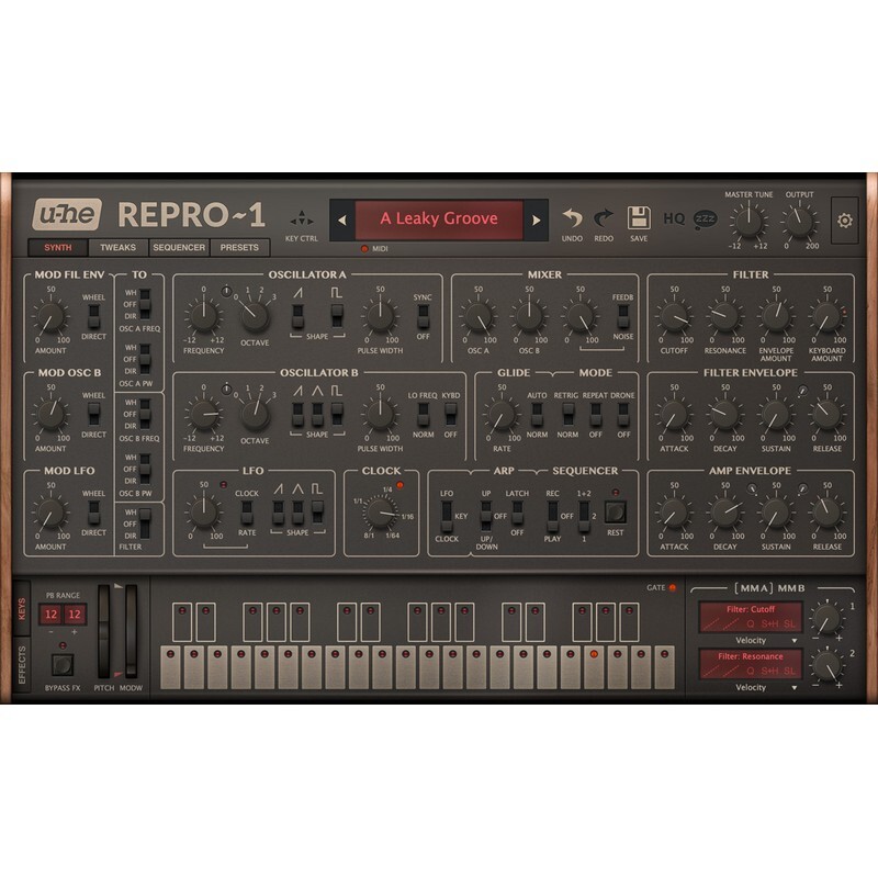 u-he Repro｜類比合成器音源