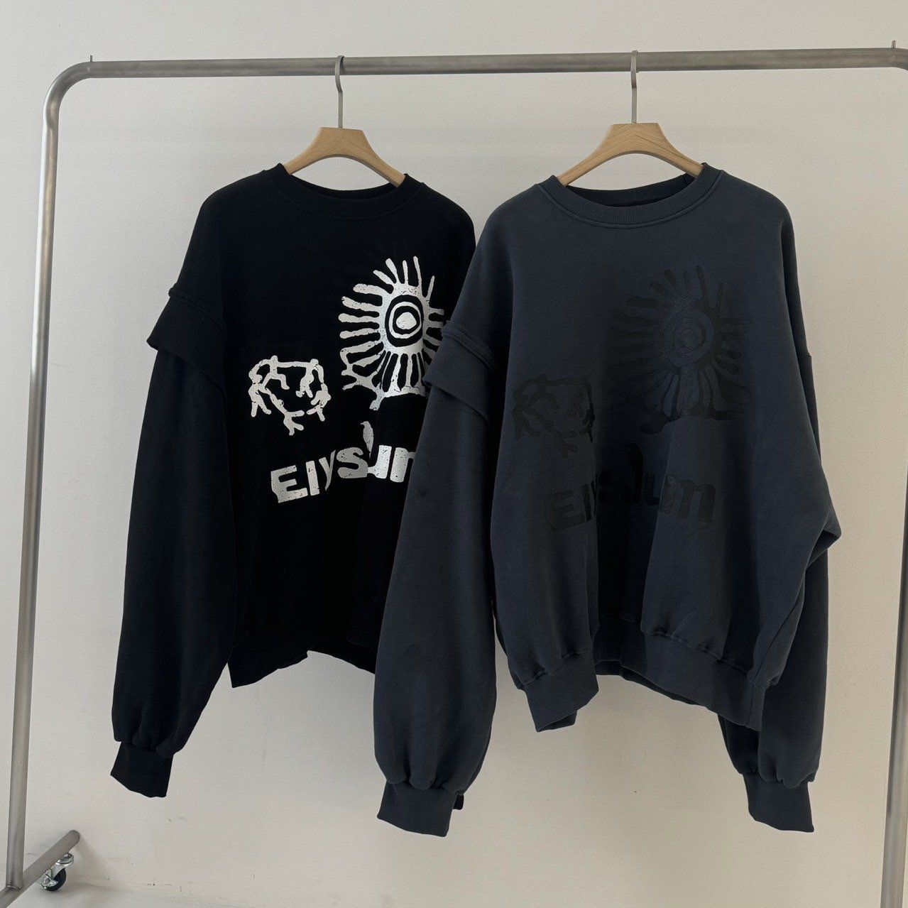 英文字圖案衛衣 BY-476T