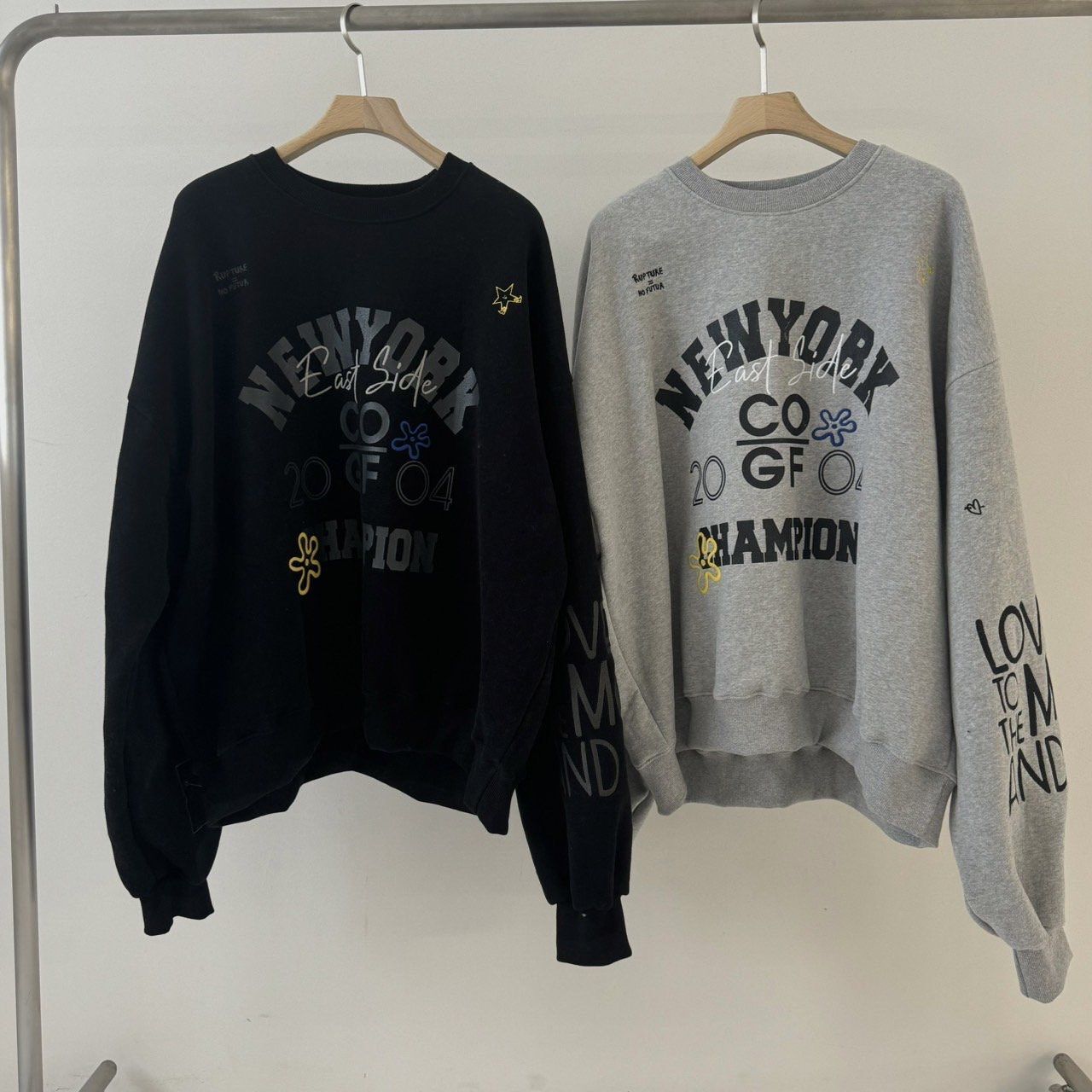 英文字圖案衛衣 BY-477T