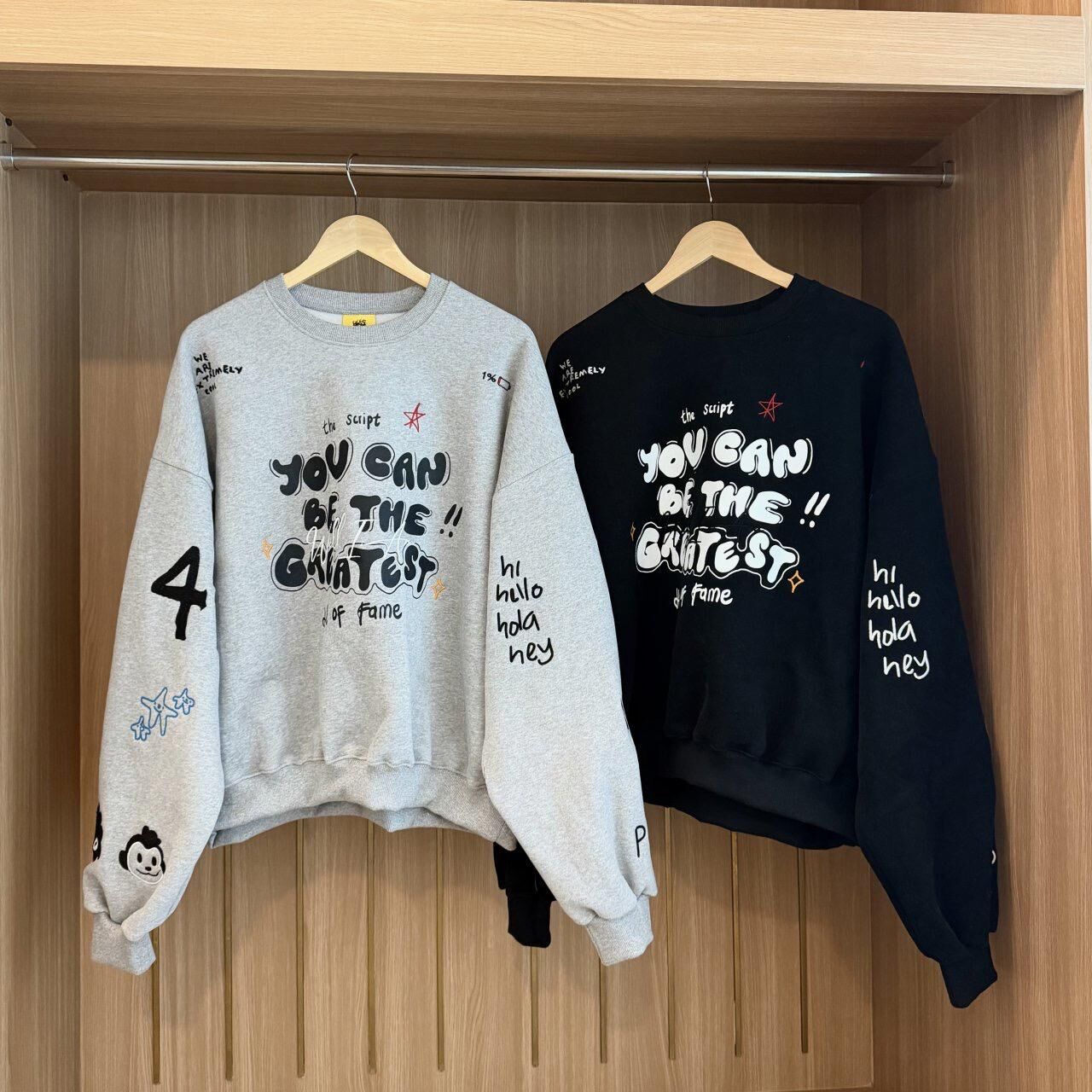 英文字圖案衛衣 BY-478T