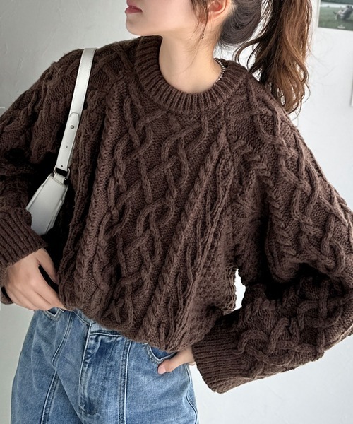 日本🇯🇵連線 Classical Elf 立體麻花針織套頭衫 針織 針織衫 絞花 套頭衫 復古 毛衣 長袖 4色(任買兩件711免運)/預購
