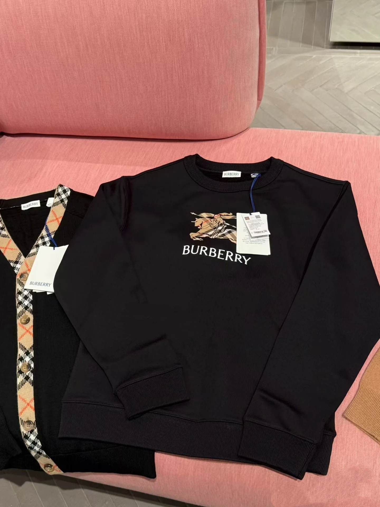 BBR Kids 黑色 經典戰馬圖案 衞衣