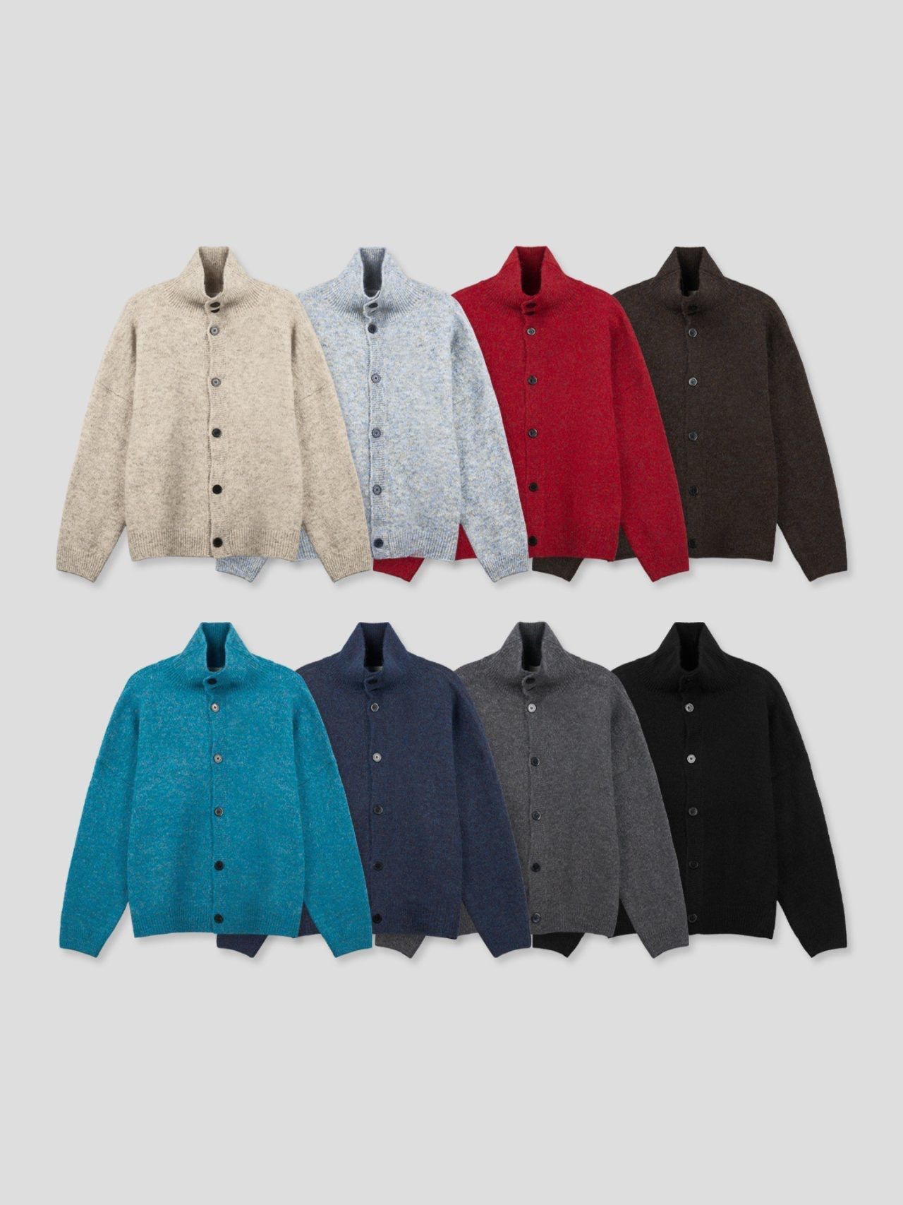 淨色企領開胸外套 JK2760