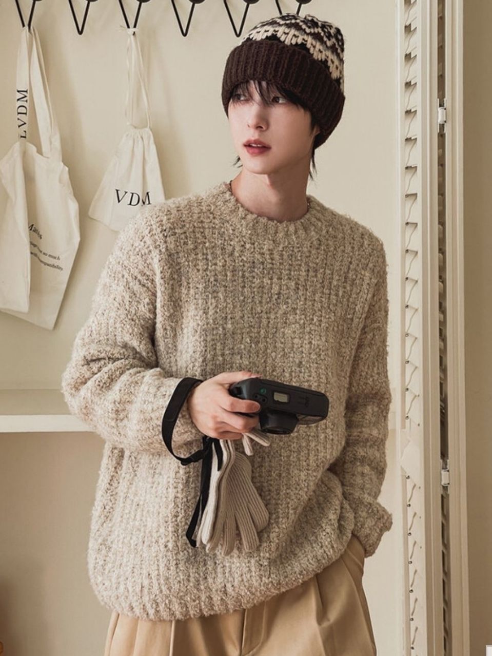 淨色針織衫 T5890