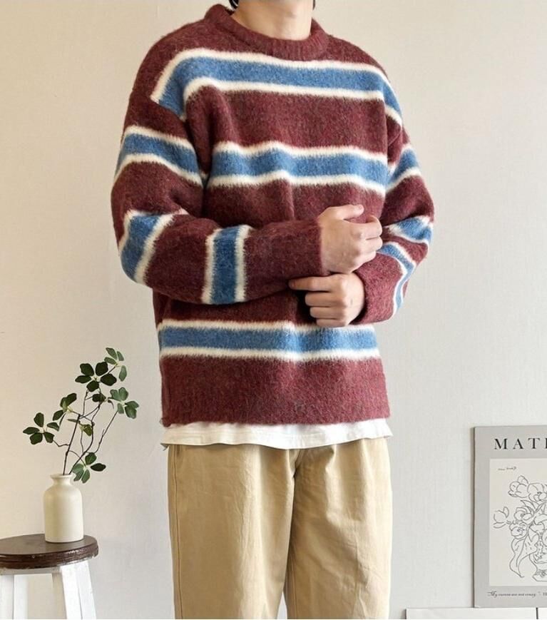 橫間針織衫 T5889