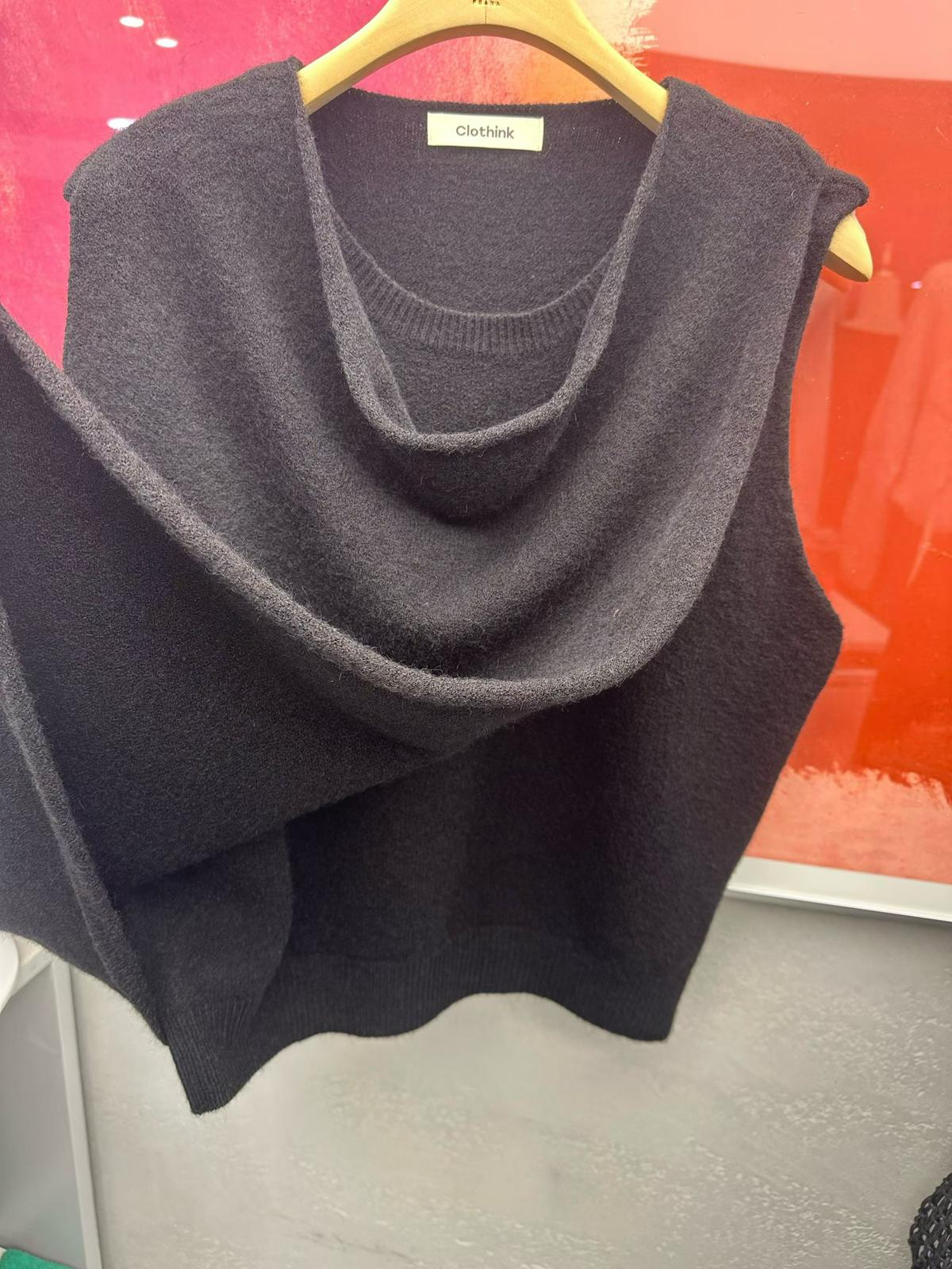 SN029 淨色慵懶感背心上衣 Free size