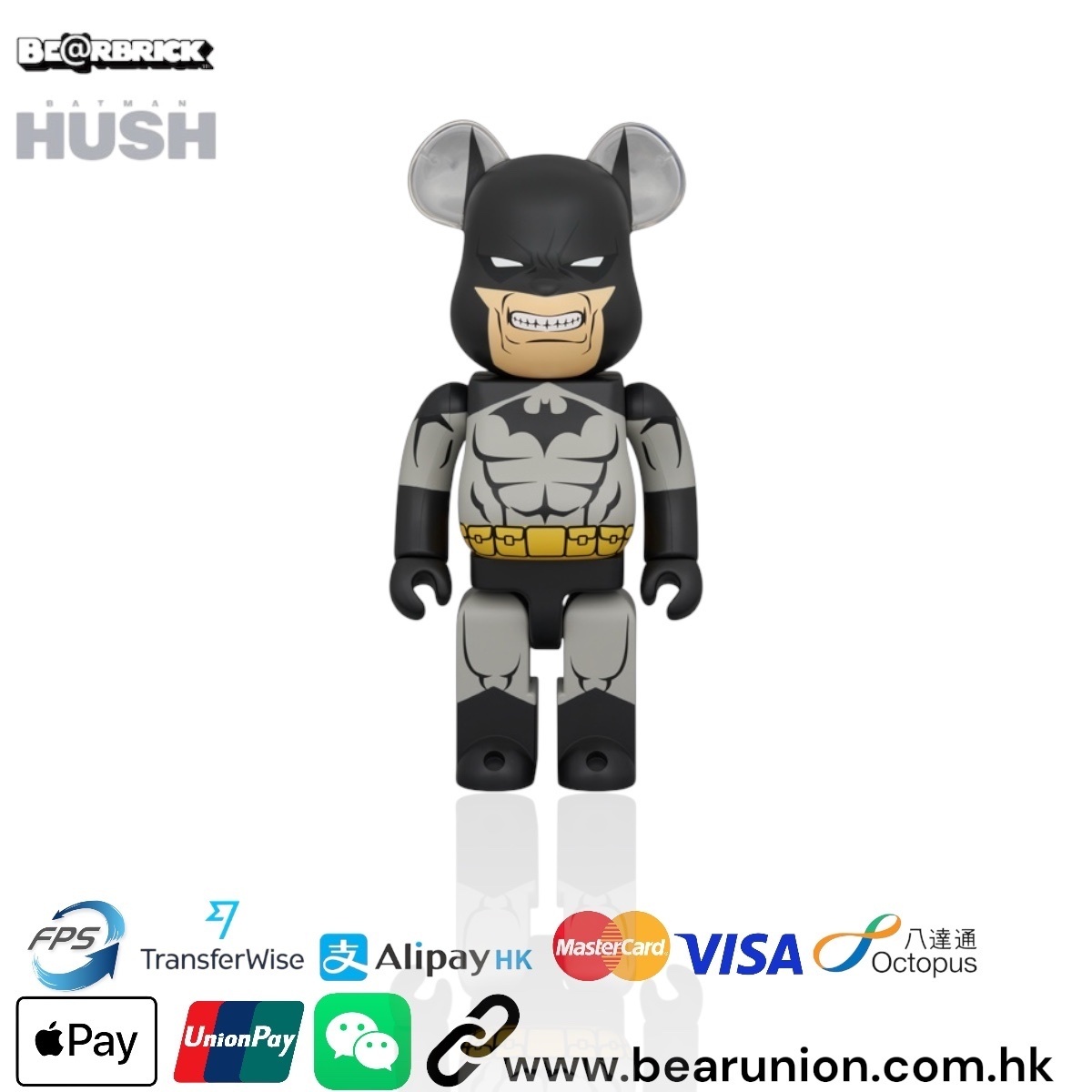 🎏預訂🎏Bearbrick 400% BATMAN HUSH BLACK