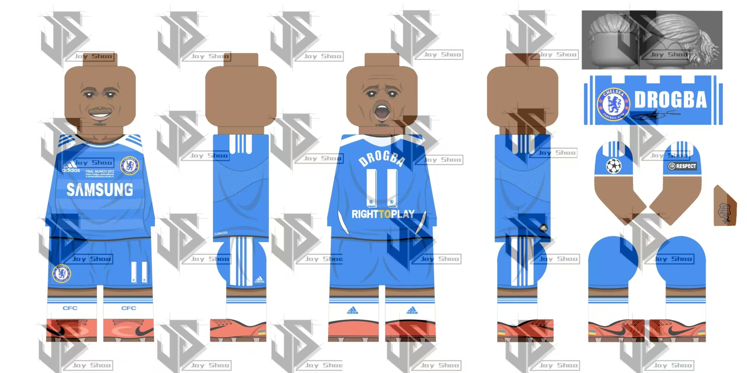 [J.S] [In Stock] Drogba [UVprinted]