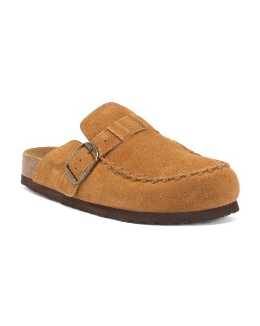 【預購】 CUSHIONAIRE H122459 麂皮可調式拖鞋