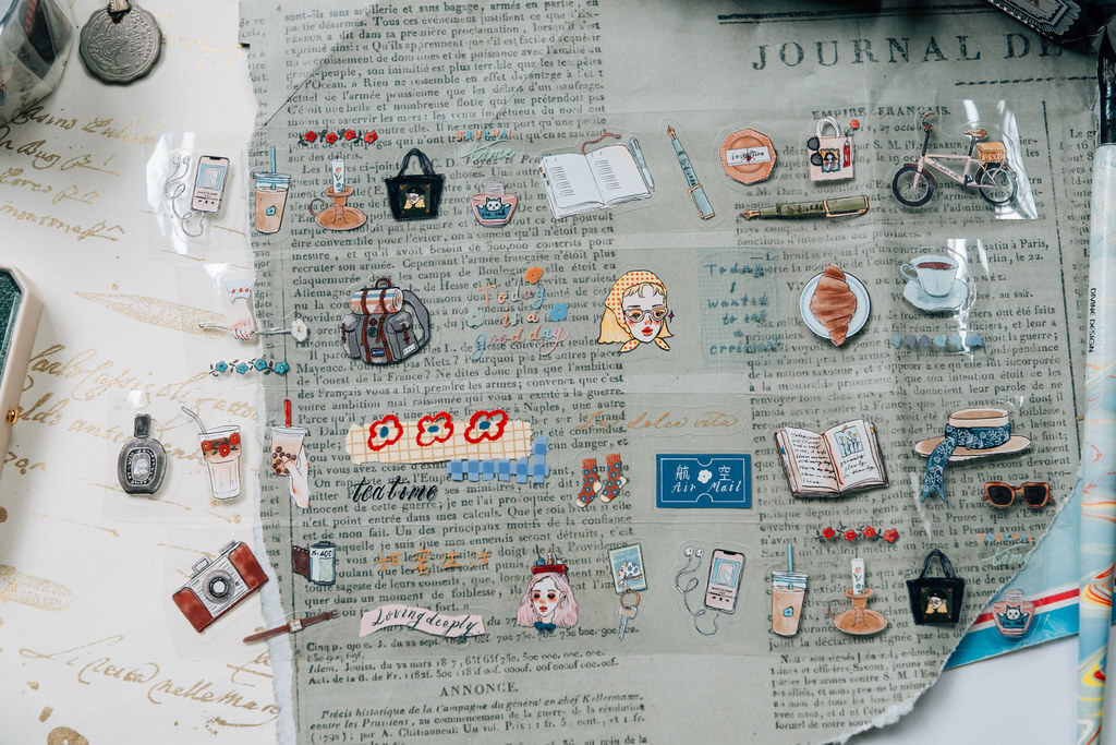 La Dolce Vita Tape - 365 days of daily cutting PET - Tea time (Kiss Cut)