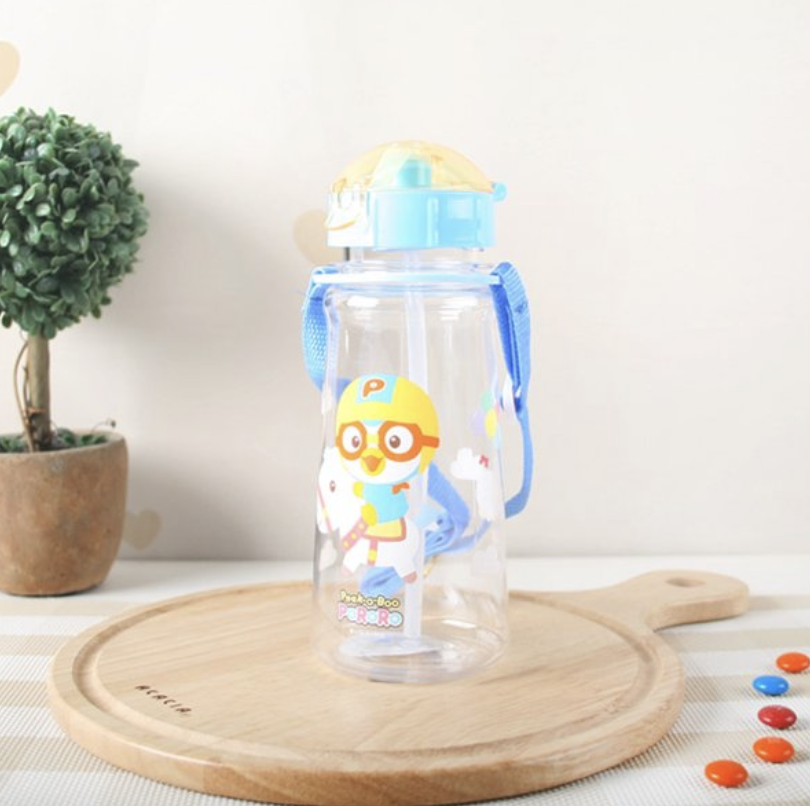 韓國製 Pororo 吸管水樽 450ml