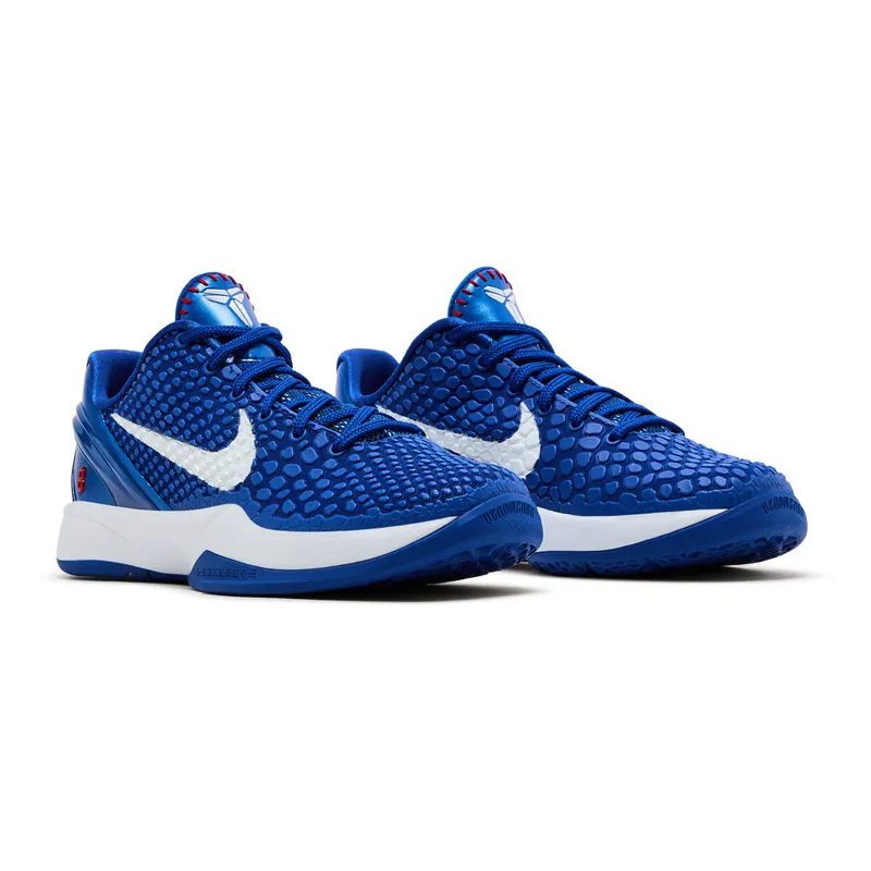 〈海外連線預購〉大童鞋 女鞋 NIKE KOBE 6 DODGERS GS 藍色 道奇 洛杉磯 科比6 實戰 緩震 籃球鞋【FV9676-400】