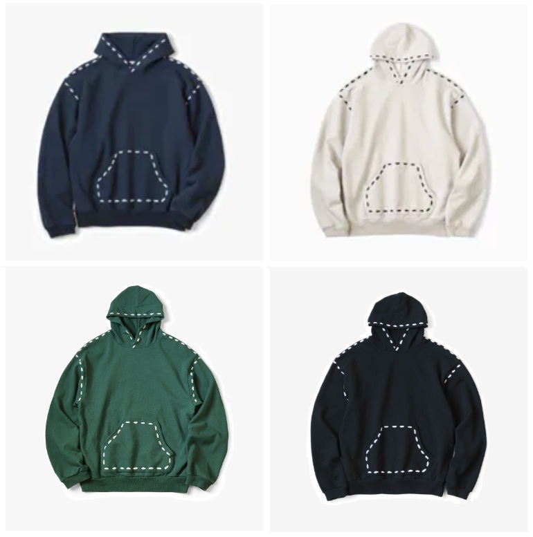 12/25 RE-STOCK: KAPITAL FLEECE MARIONETTE HOODED SWEATSHIRT L/S - PRE ORDER ITEM (預訂中)