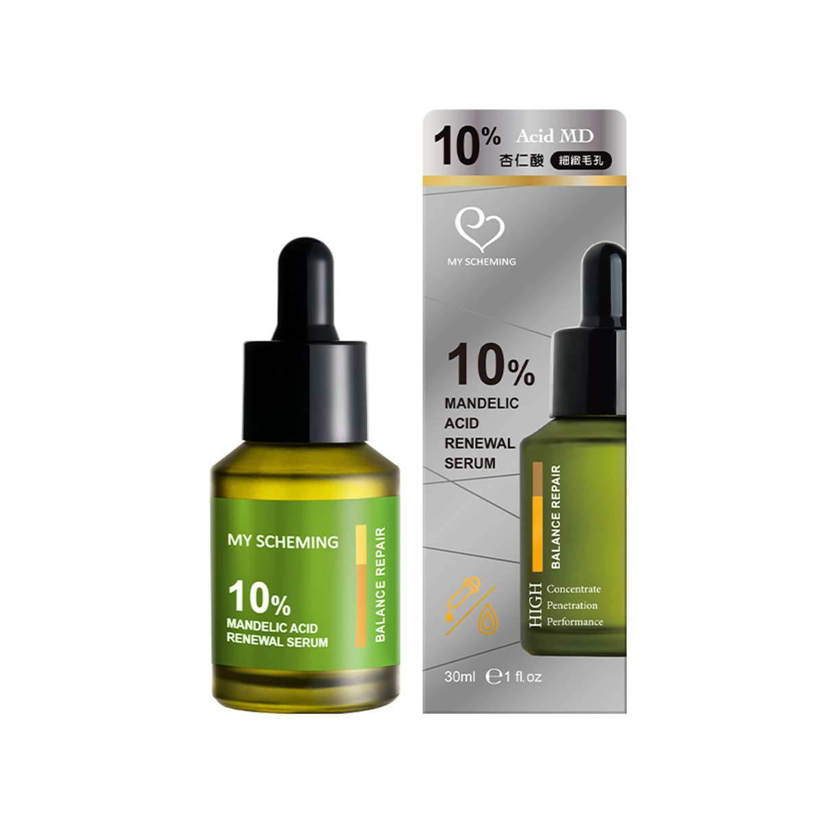 我的心機 10%杏仁酸淨透煥膚精華 30ml