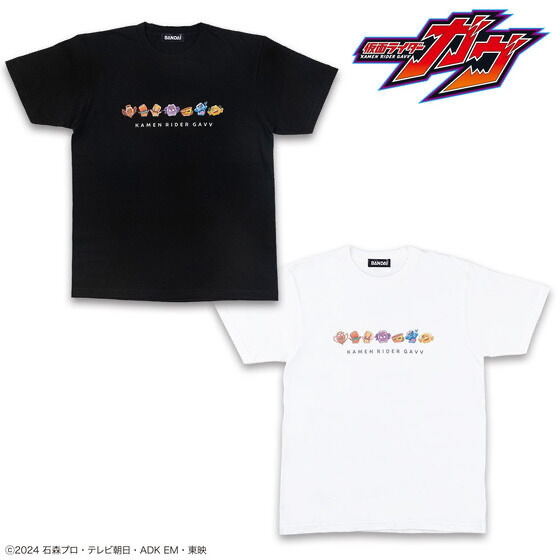 243611 Pbandai 預訂 2026/2月 仮面ライダーガヴ　並んだゴチゾウ　Tシャツ