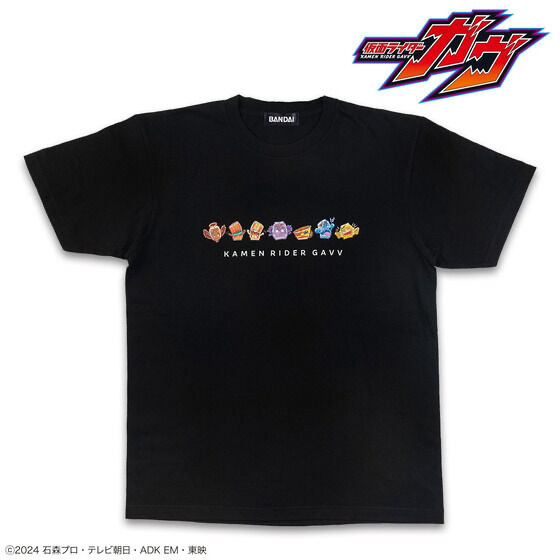 243611 Pbandai 預訂 2026/2月 仮面ライダーガヴ　並んだゴチゾウ　Tシャツ