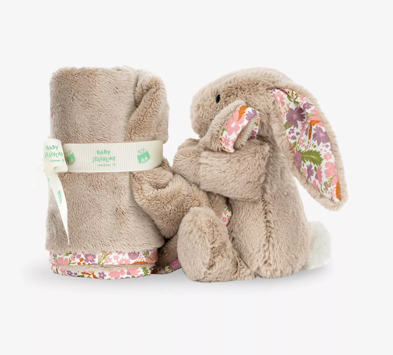 JELLYCAT Blossom Beige Bunny 'Petal' Soother