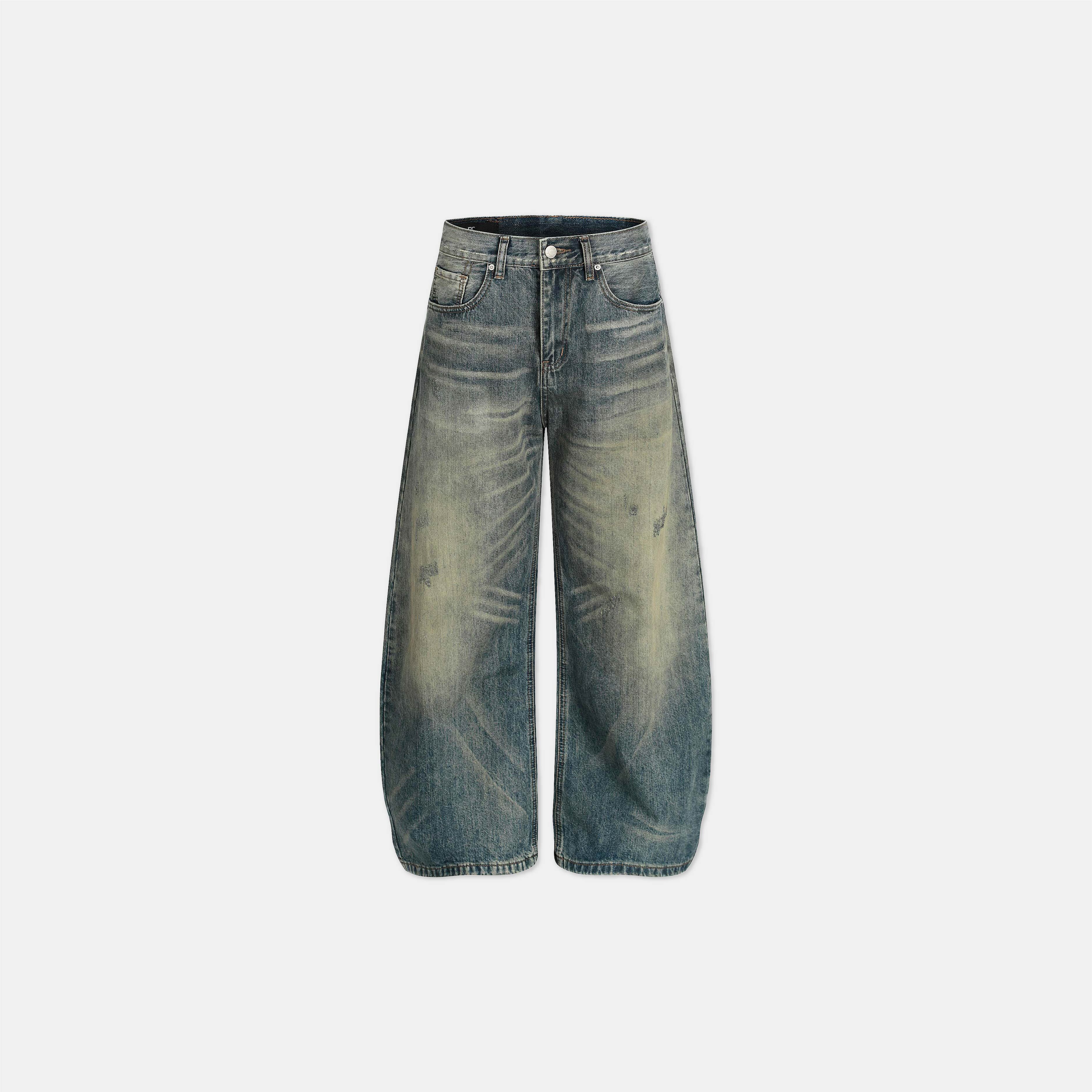 【現貨】ACR 磨耗 做舊 泛黃 彎刀 牛仔褲