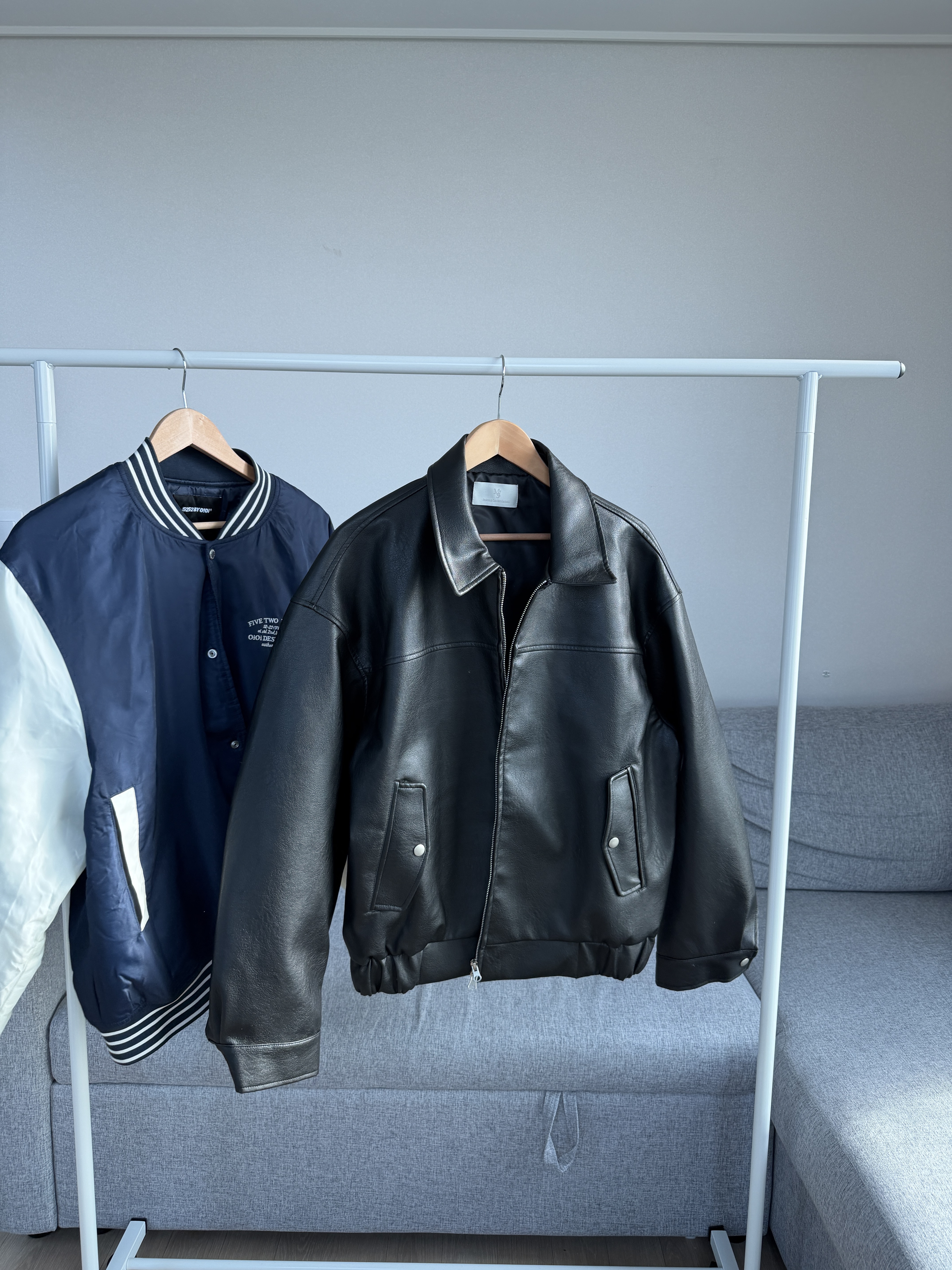 二手衣／韓國潮牌 MIS 皮外套 9.8成新