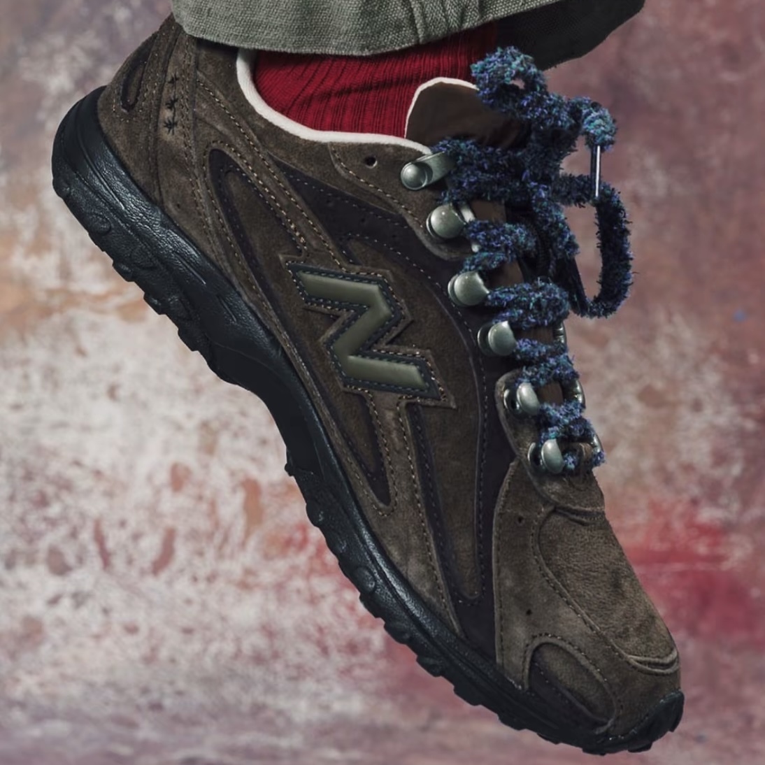 NEW BALANCE X BASKETCASE 深棕 麂皮 聯名款 金屬扣環 限量 男鞋 U204LBC1