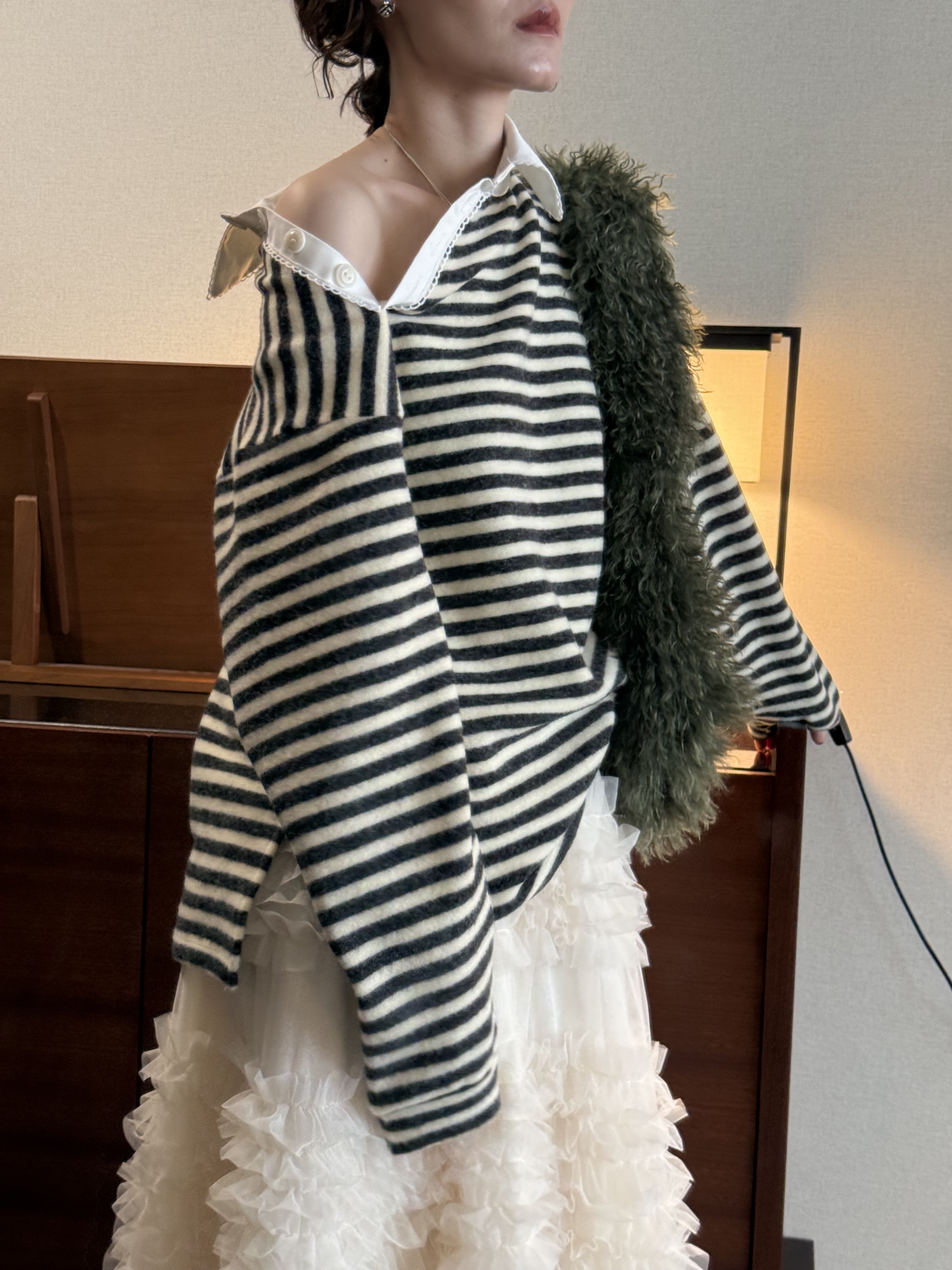 輕婚紗等級四季可穿抗皺紗裙/2色均碼/米杏