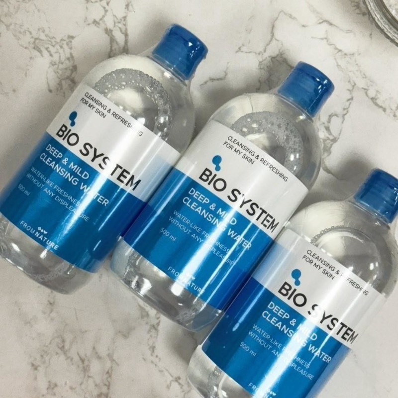 韓國製造 BIO SYSTEM 零油感 100%深層潔淨極光卸妝水  500ml