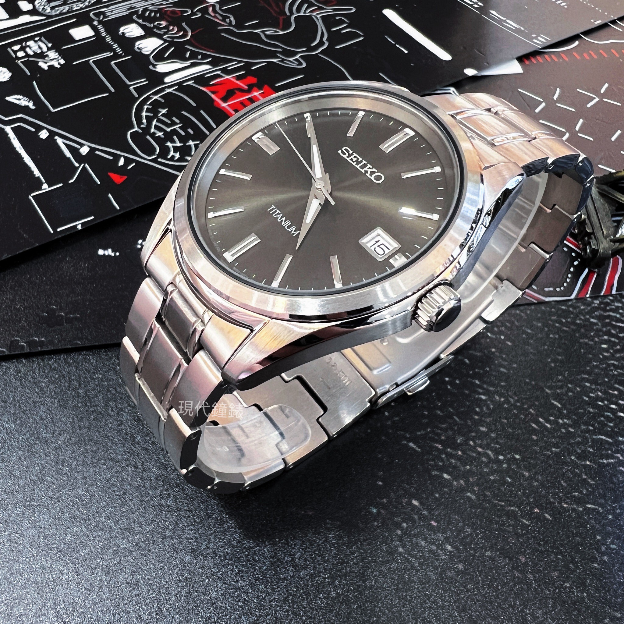 【SEIKO 精工】CS 經典簡約鈦金屬腕錶6N52-00B0D 40mm 現代鐘錶