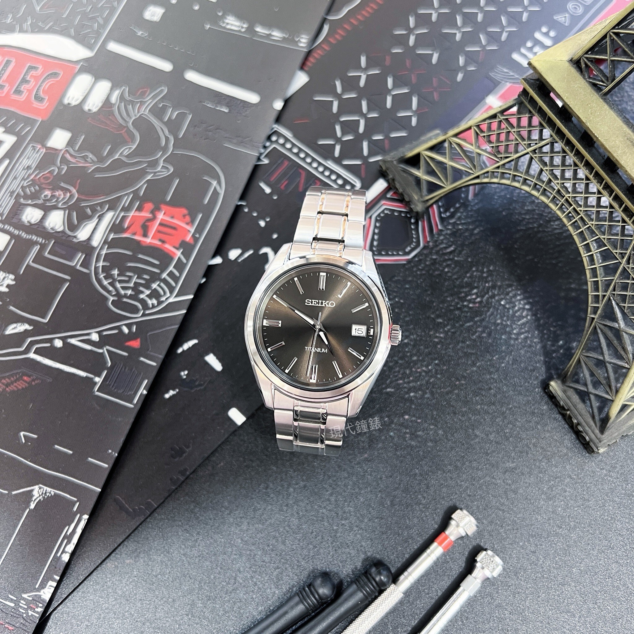 【SEIKO 精工】CS 經典簡約鈦金屬腕錶6N52-00B0D 40mm 現代鐘錶