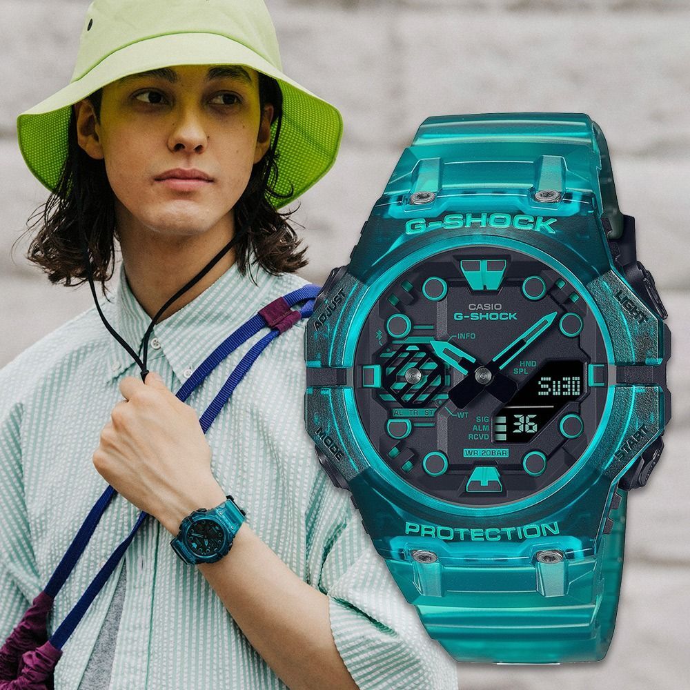Casio G-Shock GA-B001G-2A 綠松石藍色 手錶 (香港行貨)