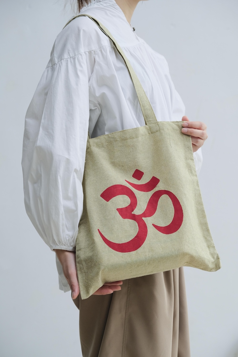 尼泊爾環保購物袋 宇宙之音 OM / 兩色