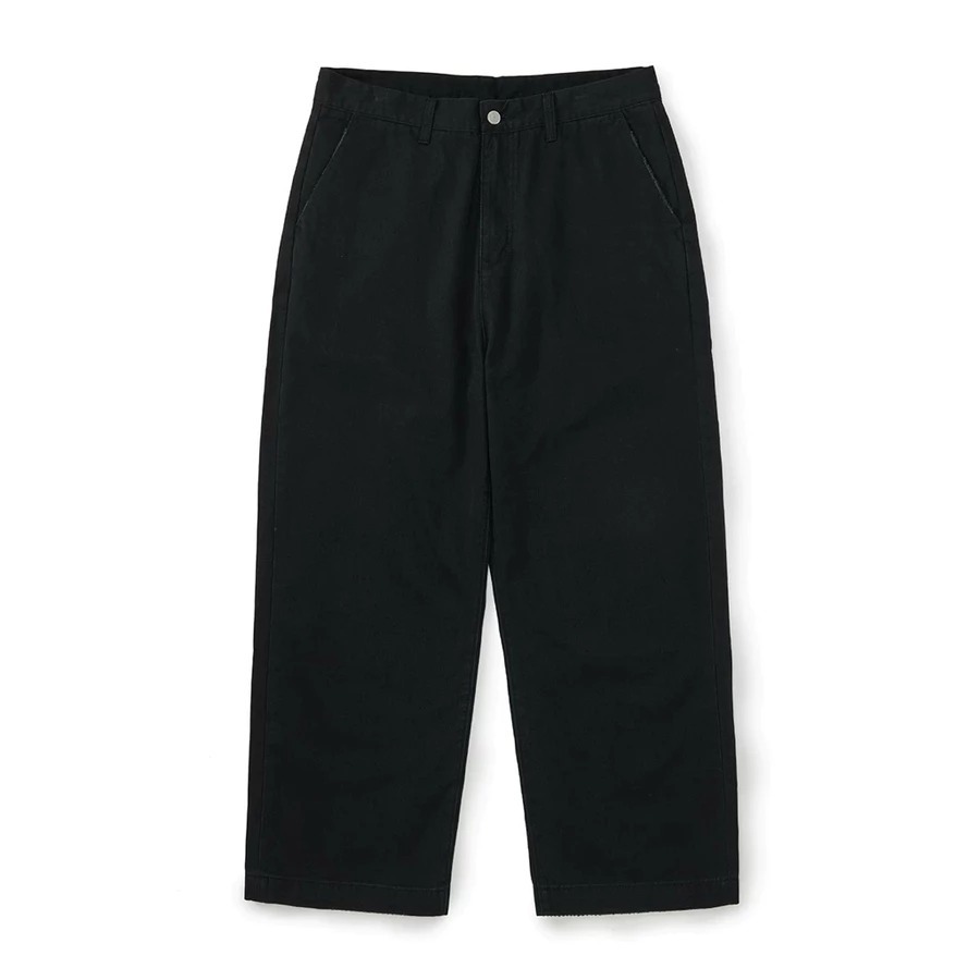 Broshood 基礎純色百搭直筒休閒長褲