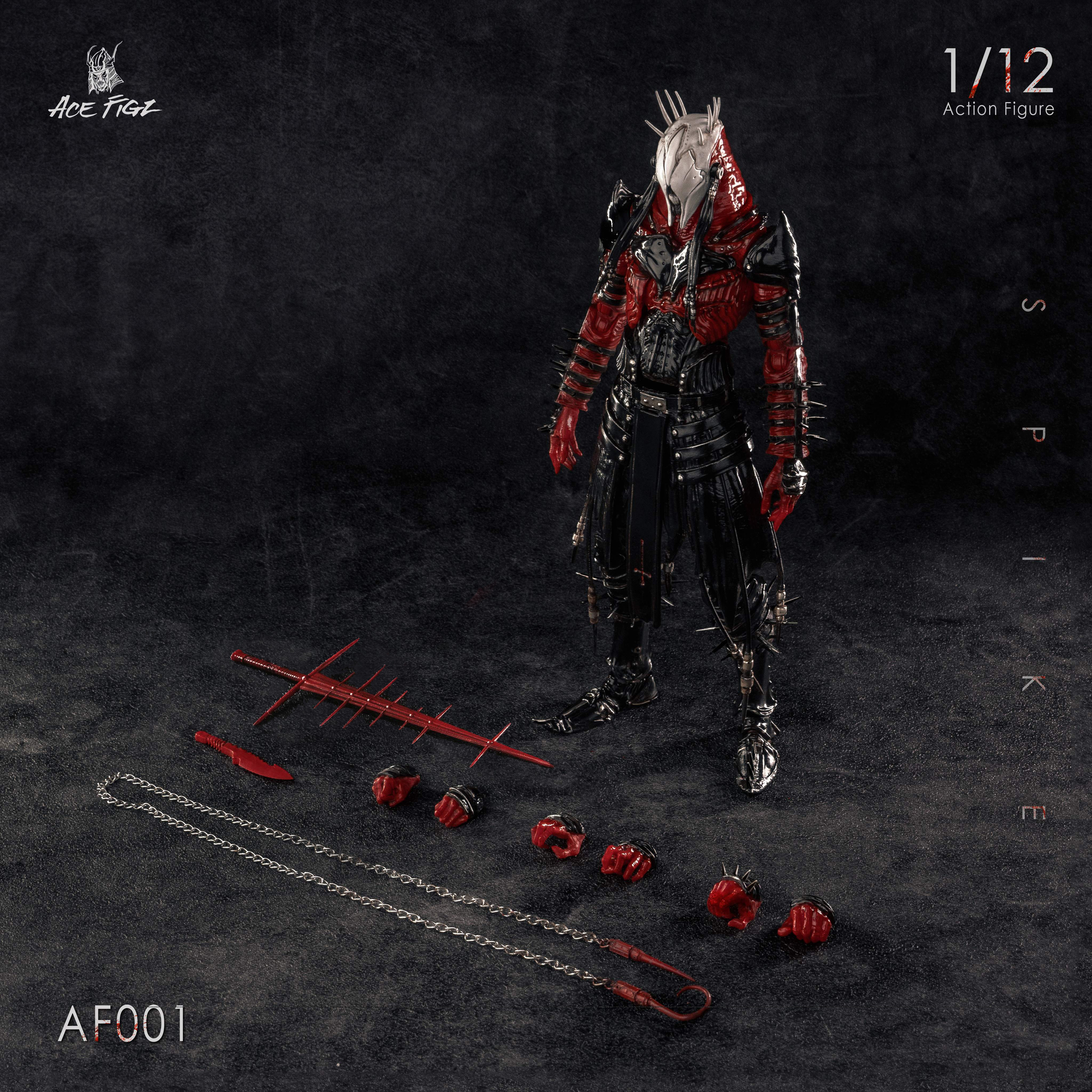(預訂) AceFigz AF001 標準版 1:12 Spike 佈道者 可動人偶