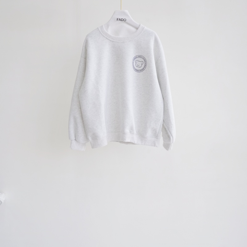 法朵Fado shop｜前後印小熊圓領大學棉Tee 0214031 三色