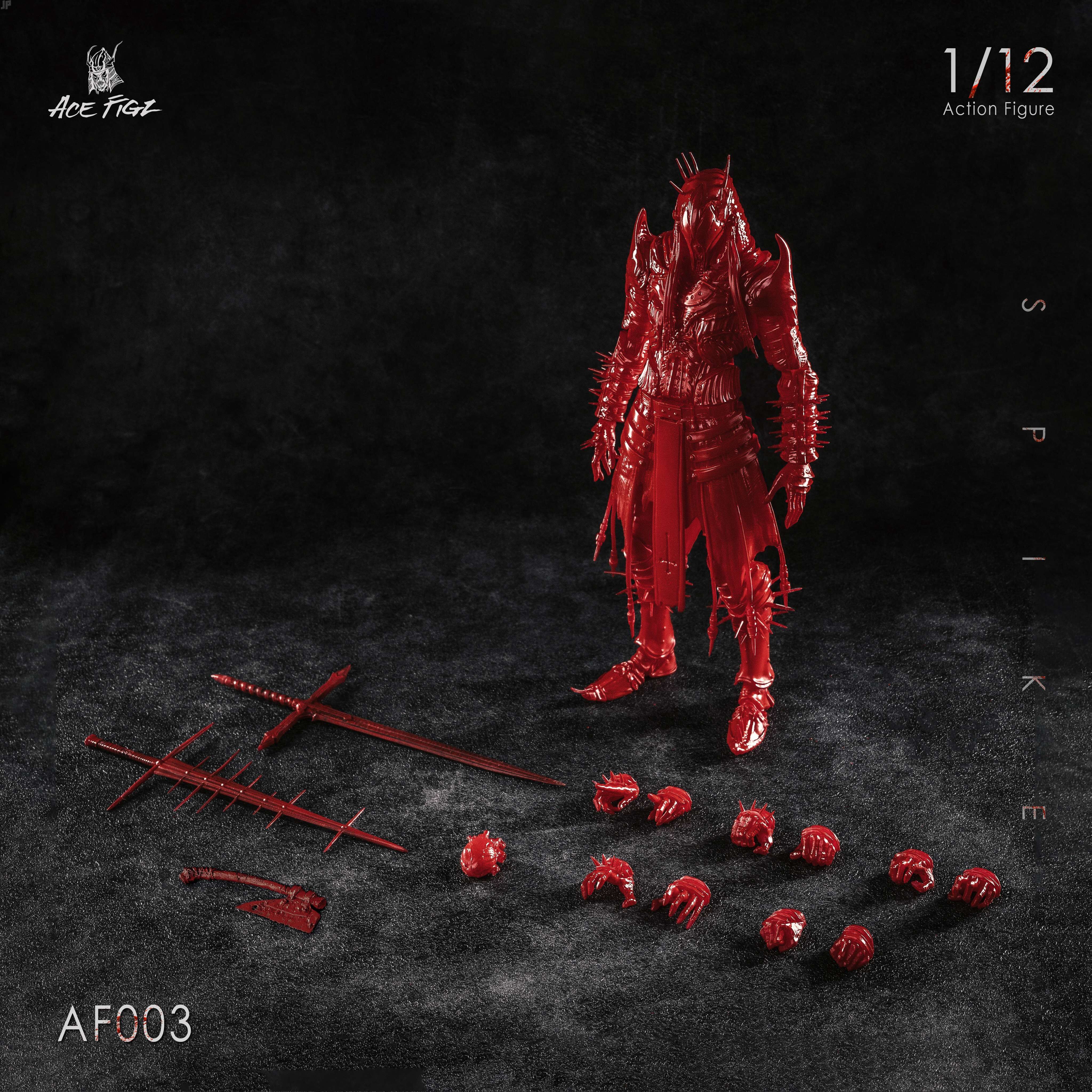 (預訂) AceFigz AF002+AF003 雙人版 1:12 Spike 佈道者 可動人偶