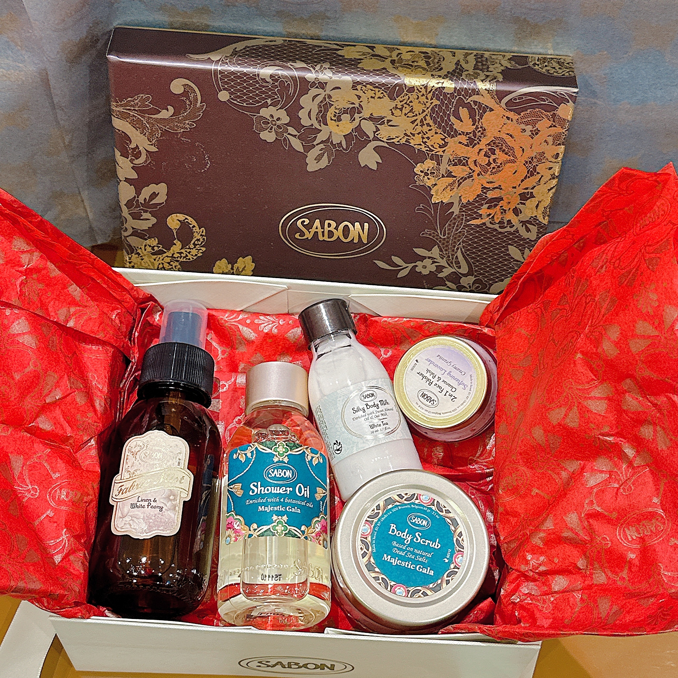 SABON Majestic Gala身體禮盒套裝 (不包郵,盒面隨機)