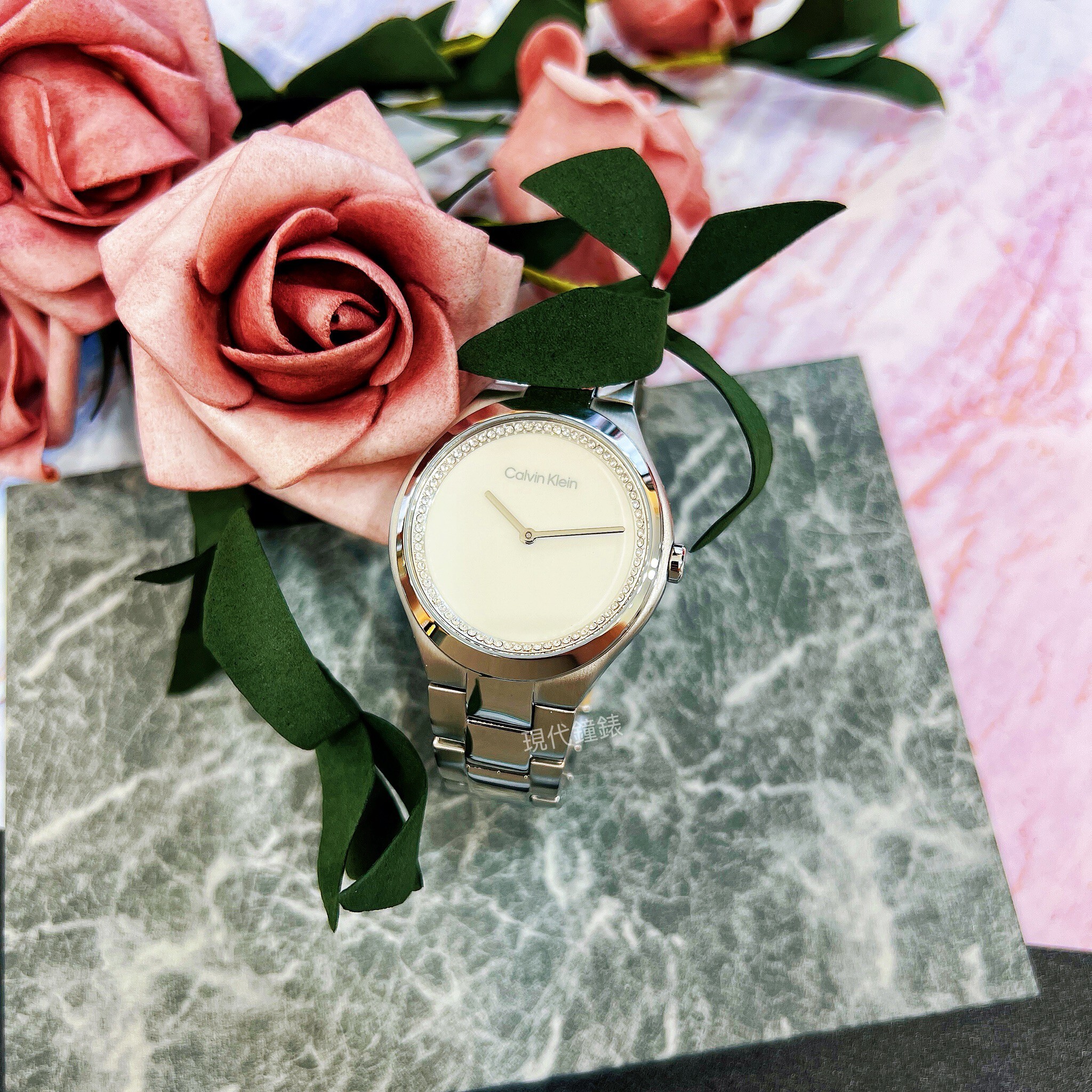 【CALVIN KLEIN】ADMIRE 圈鑽經典腕錶CK25200365 26mm 現代鐘錶