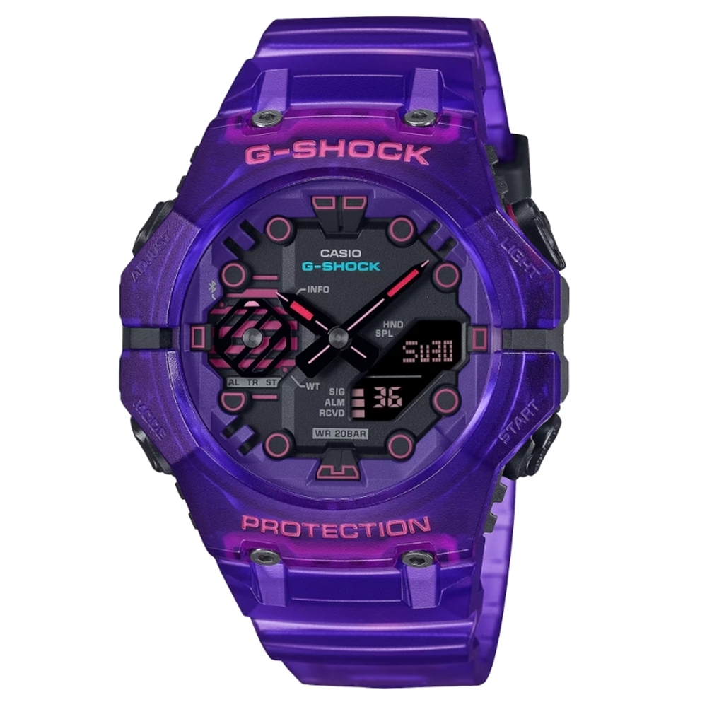 Casio G-Shock GA-B001CBRS-6A 科幻 紫色 手錶 (香港行貨)