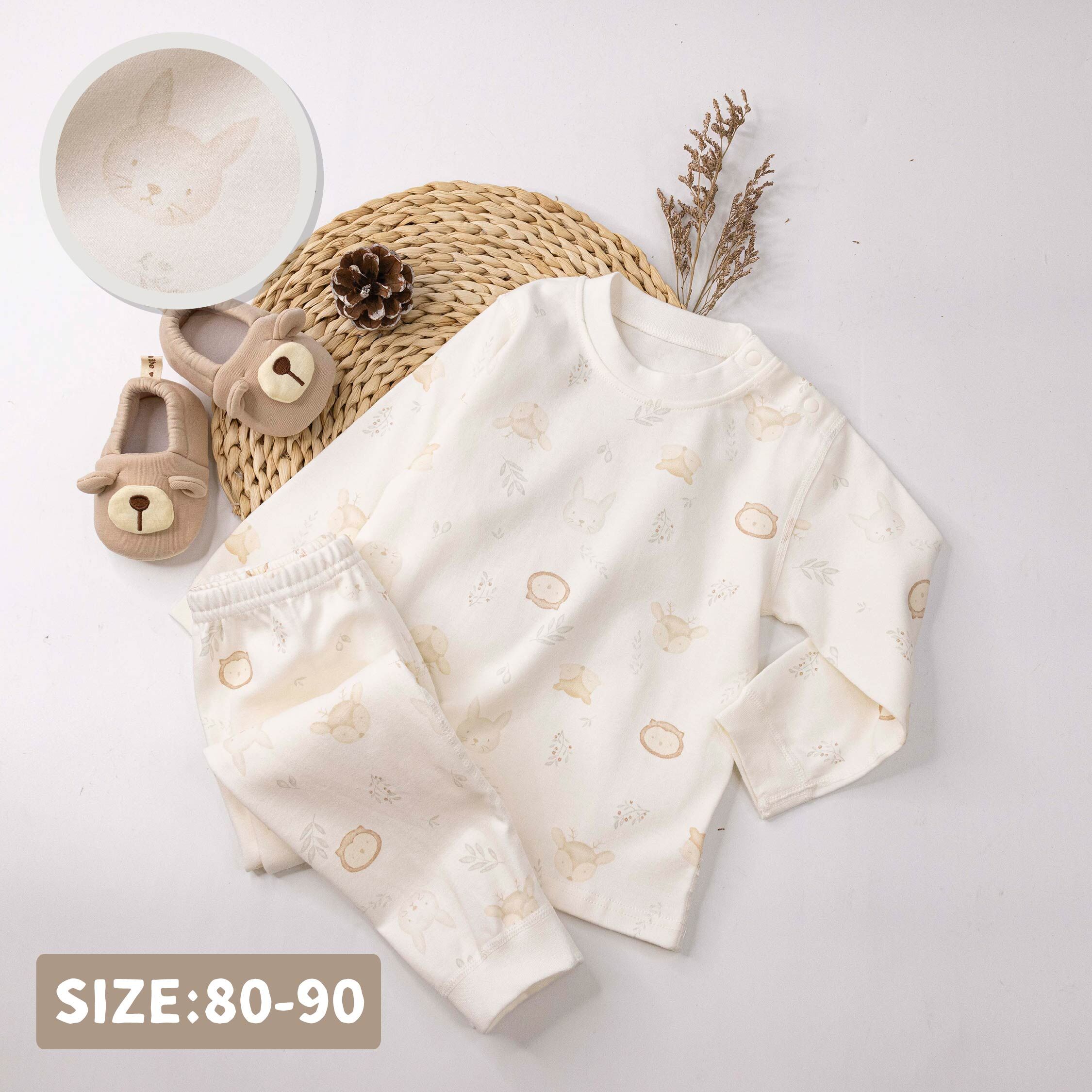 純淨系列【T3123】森林動物好朋友睡衣套裝