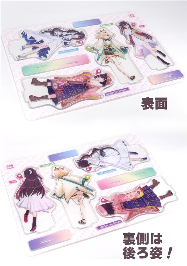 C107「同人代購」[Melonbooks代購」あずいろ&正月ドレス衣装アクリルスタンド