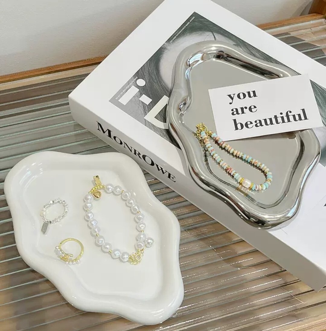 北歐風陶瓷收納托盤