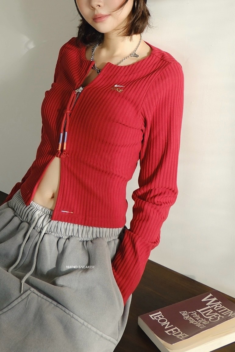 <首波優惠🌶️> NIKE 小心機 螺紋短版上衣