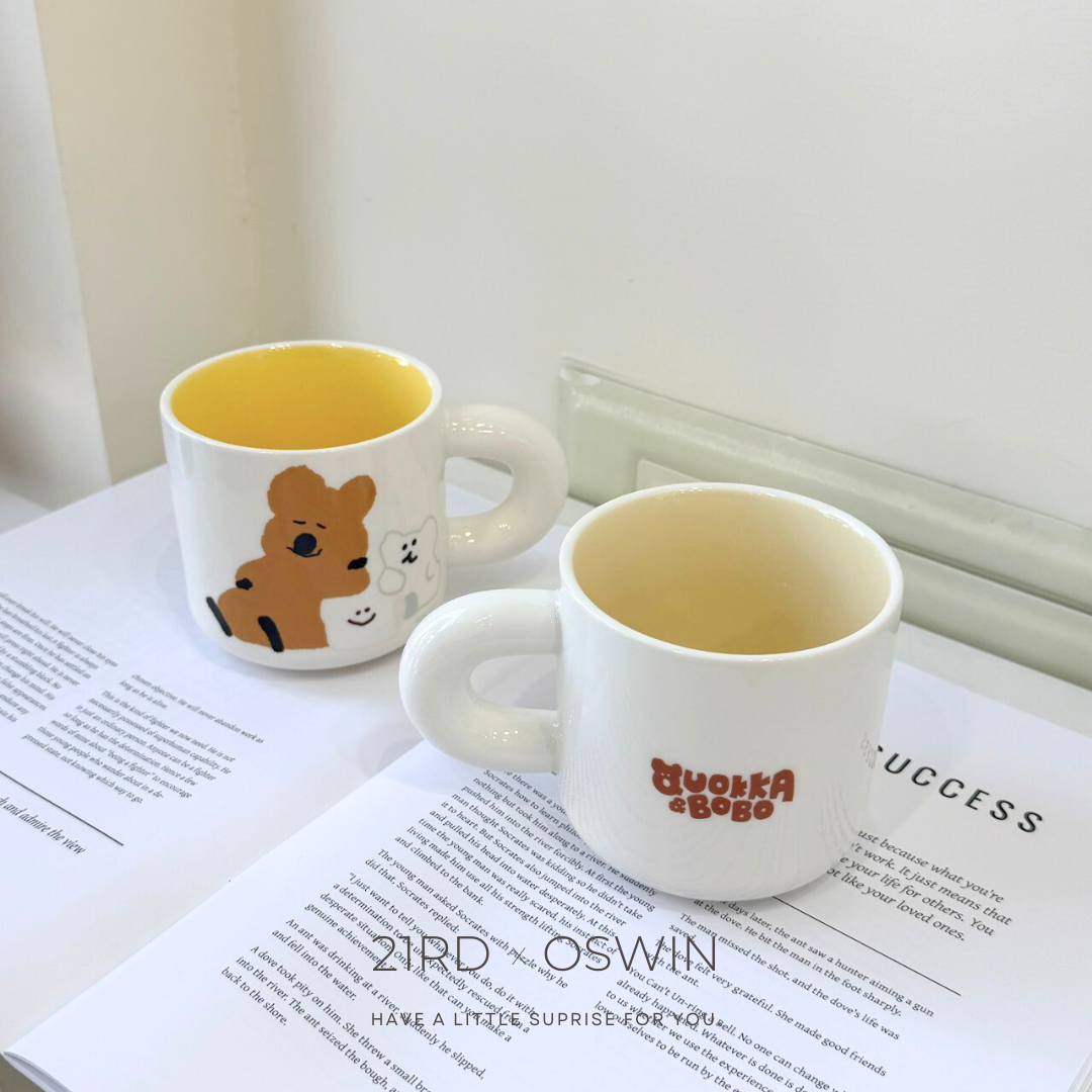 韓國 DINOTAENG QUOKKA BOBO 馬克杯