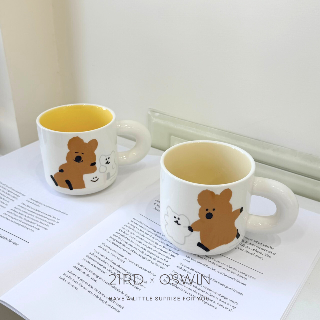 韓國 DINOTAENG QUOKKA BOBO 馬克杯