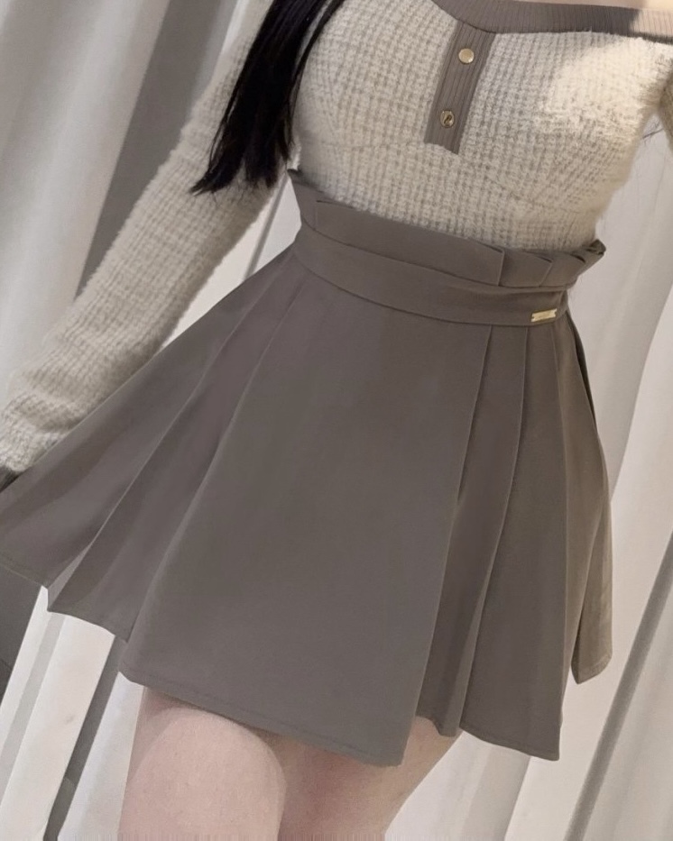 訂製-小花苞百褶傘襬裙