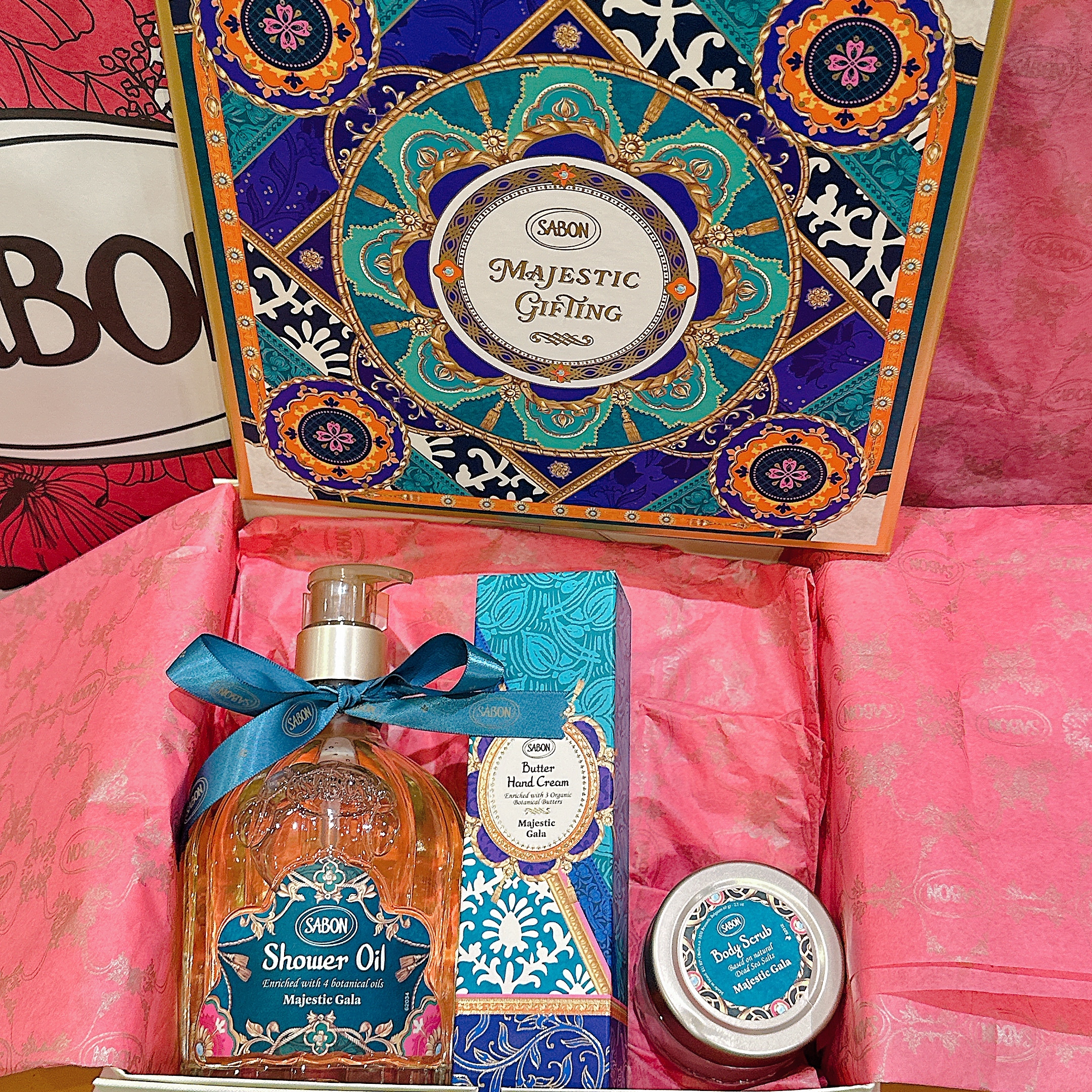 Sabon 聖誕限量版瑰麗盛宴禮盒套裝 (不包郵,盒面隨機)