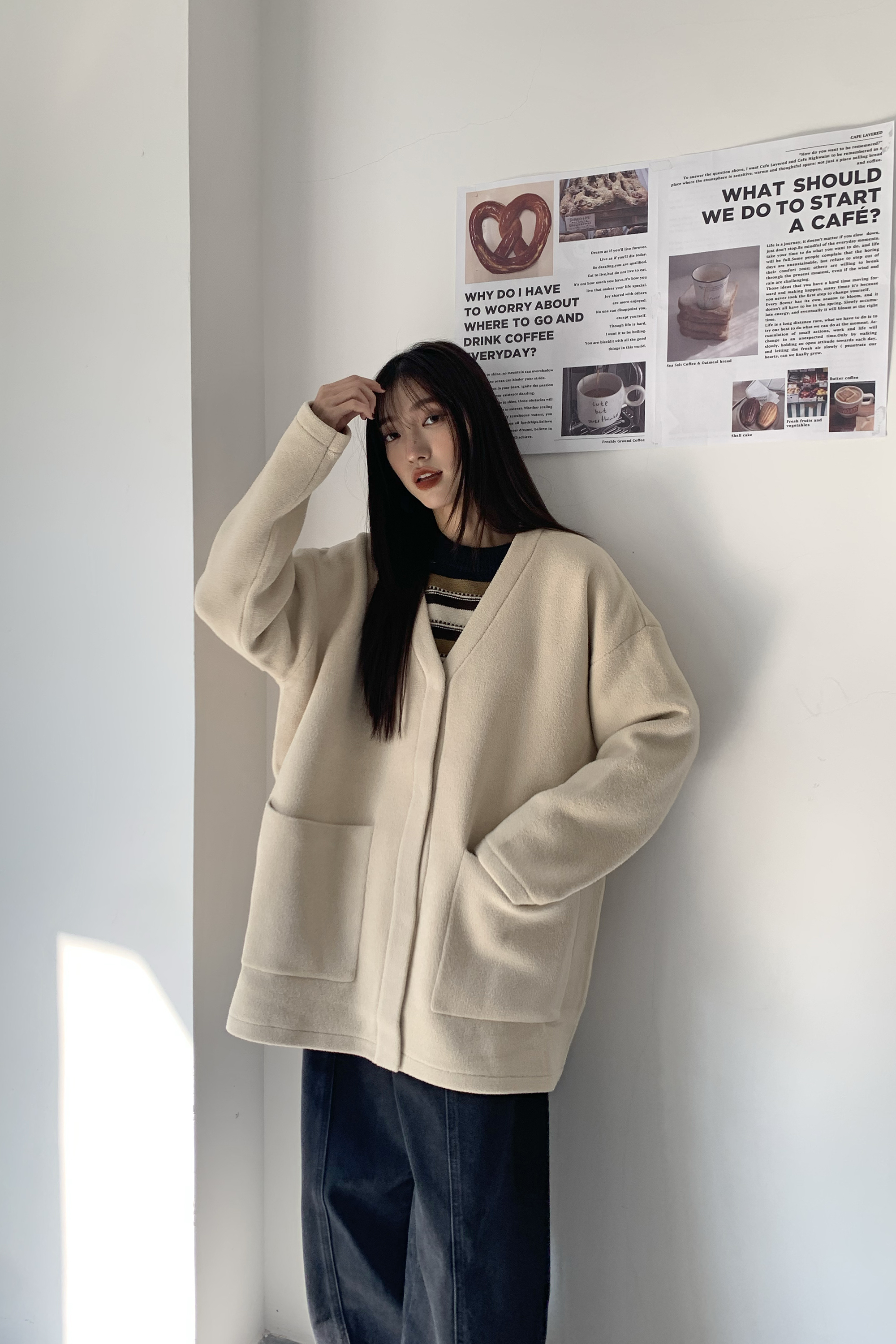 質感小磅數開襟衫 2色