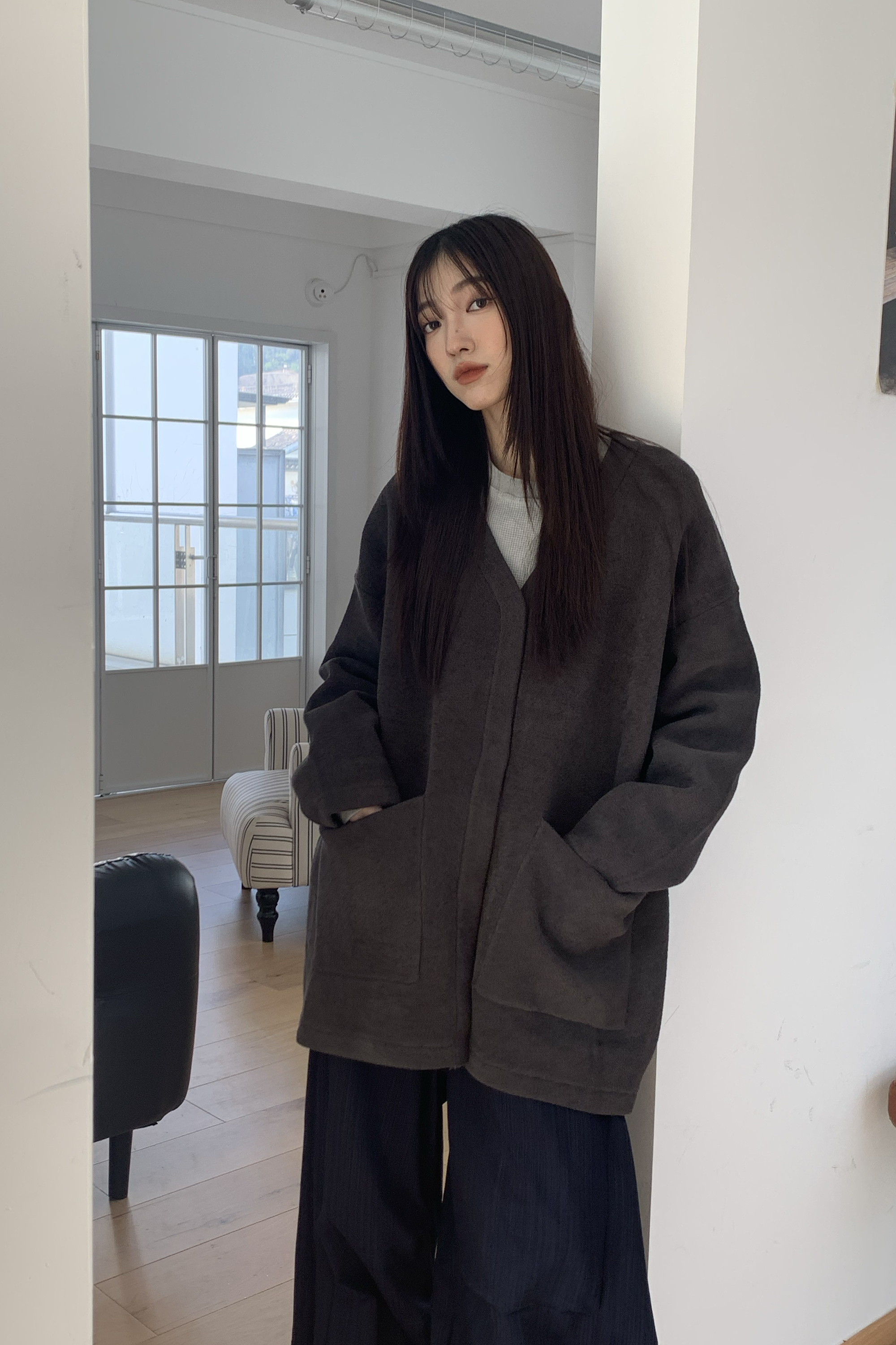 質感小磅數開襟衫 2色