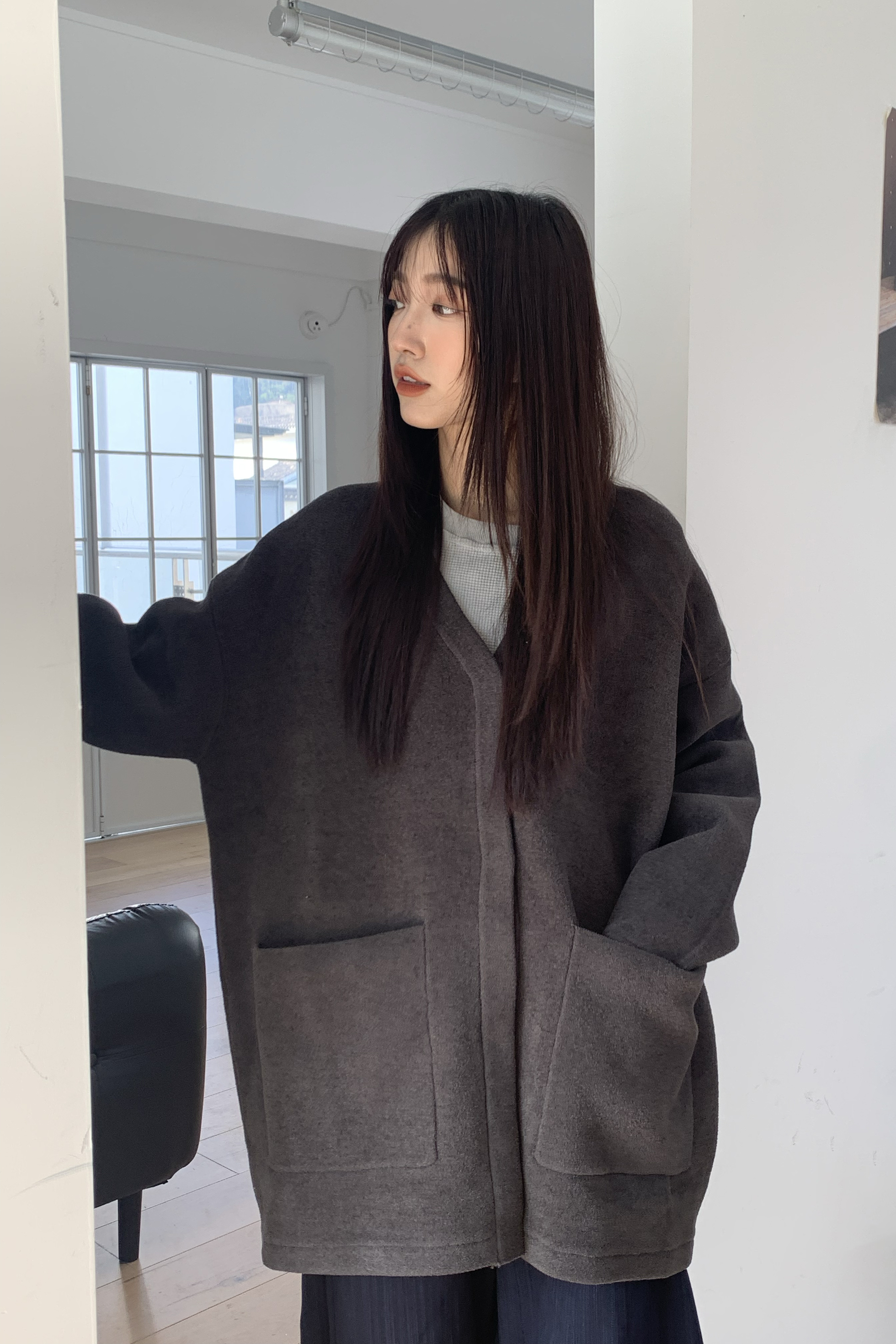 質感小磅數開襟衫 2色