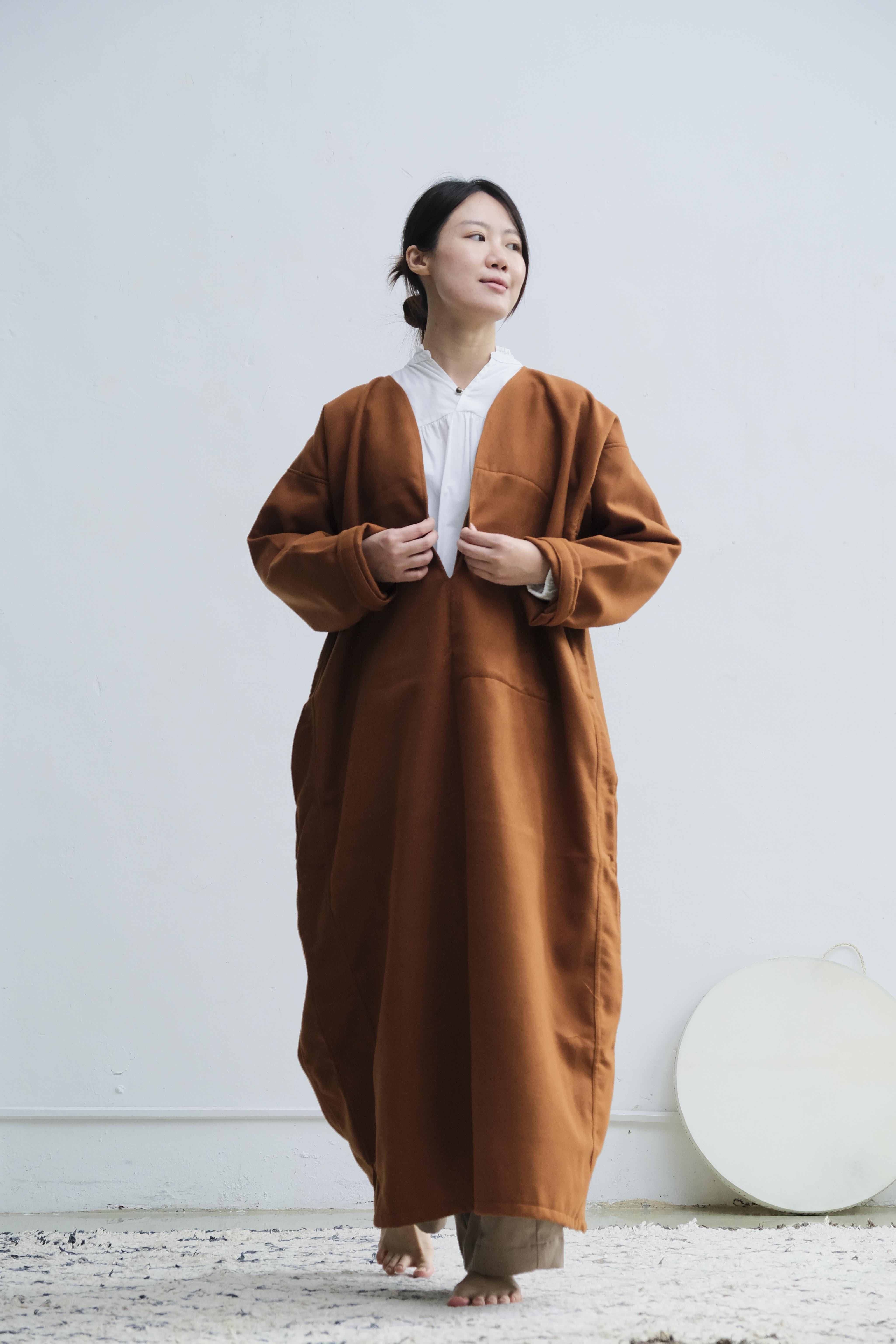 突尼西亞 北非長袍外衣 Kadroun 淺焦糖