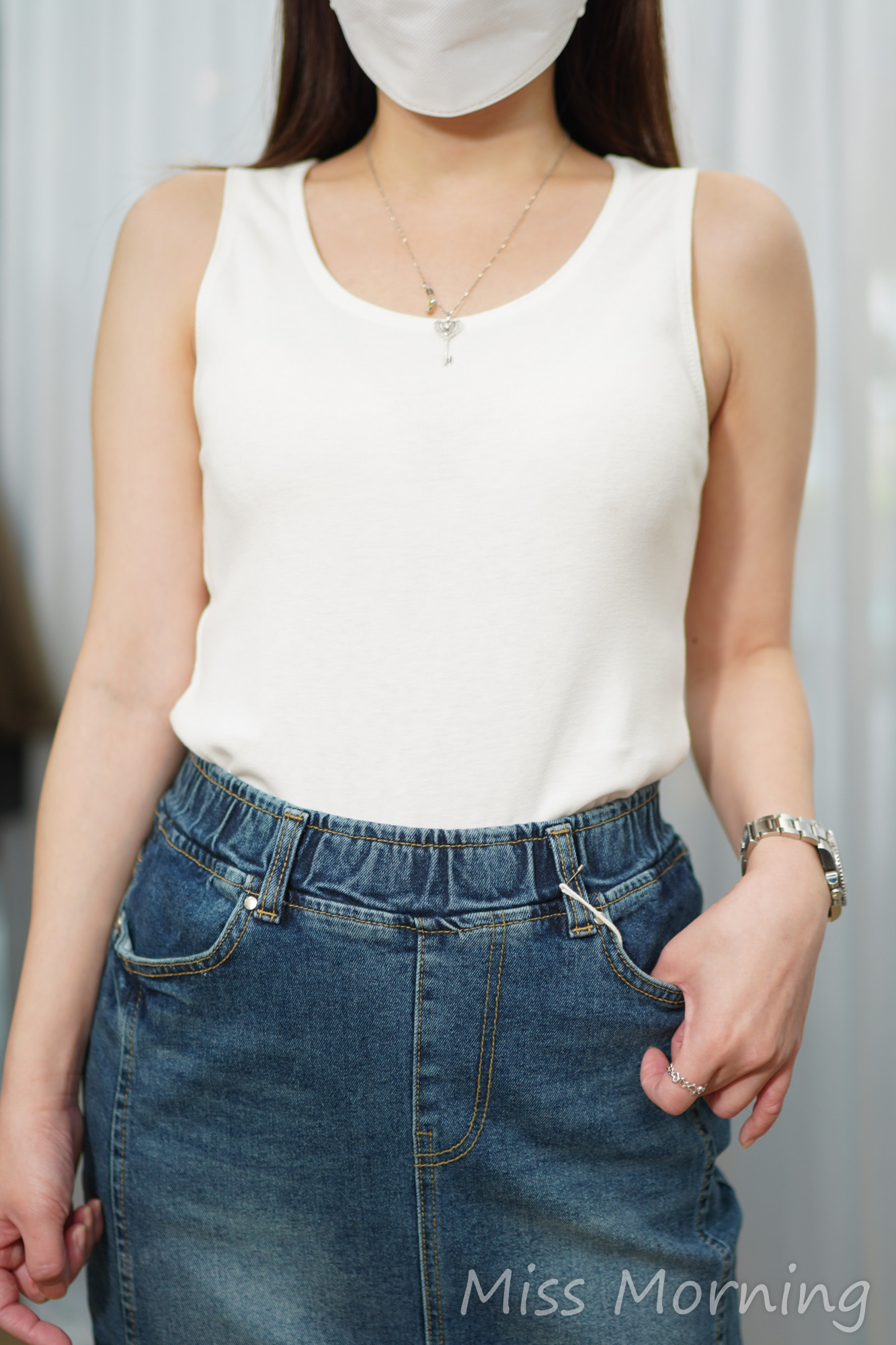 簡約絨底背心(14988)